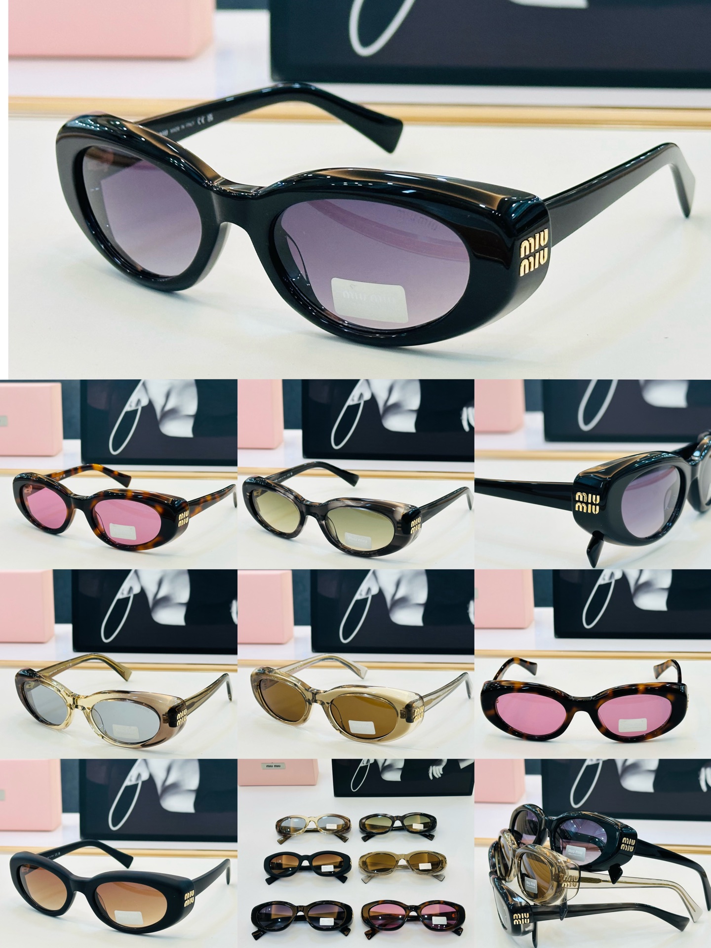 🆕 谬家 MU B09S Size：52口22-140 🌺🌺 [玫瑰][闪电] 时尚靓丽 得意][得意]