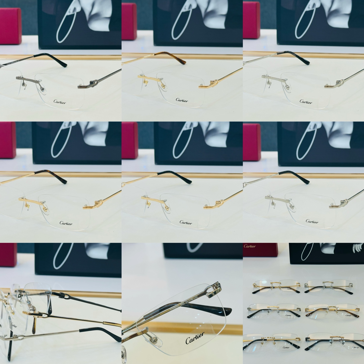 Cartier-卡家 ✨CT05210 Size：56口18-140  不挑脸型 简约大气 时尚休闲 👌