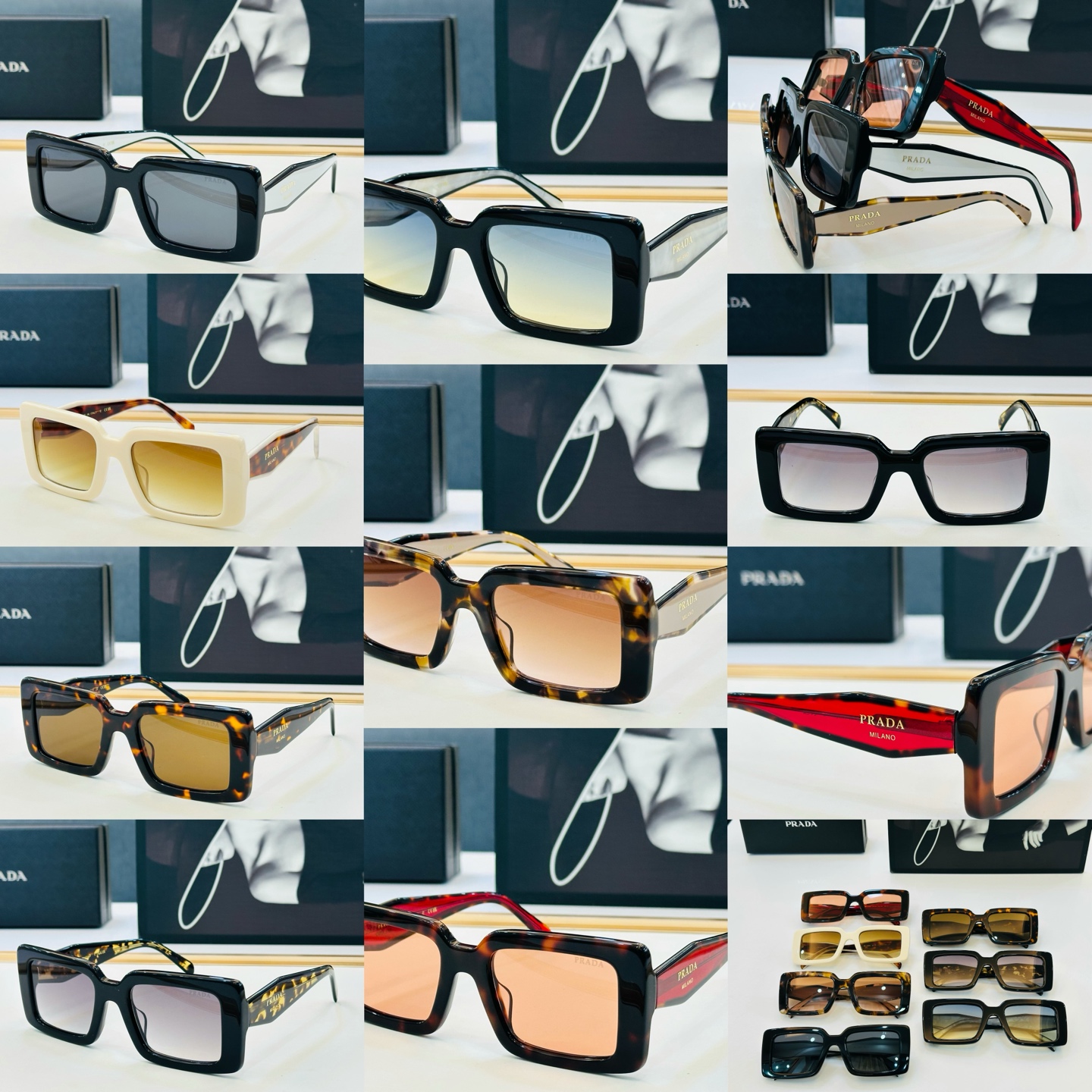 🔺PRAD*🔻普家 PR2198S Size：54口22-145   眼镜系列堪称精湛制作 彰显独特个 