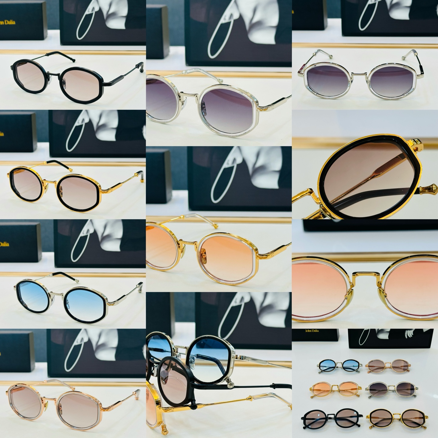 JACQUES MARIE C301 Size：49口24-145 日本手工眼镜 镜框採用上板材打造出 