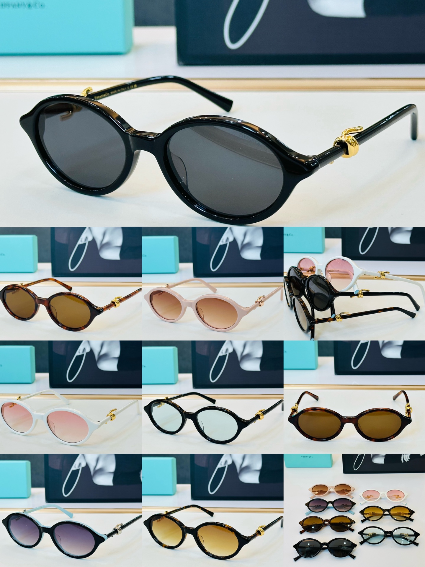 蒂芙家 Tiffany & CO. TF2449B  Size：53口19-145  时尚太阳镜架 👍b