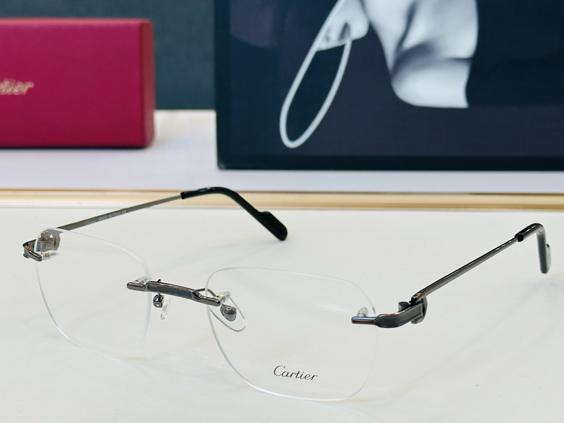 Cartier-卡家 ✨CT03430 Size：54口21-140  不挑脸型 简约大气 时尚休闲 👌