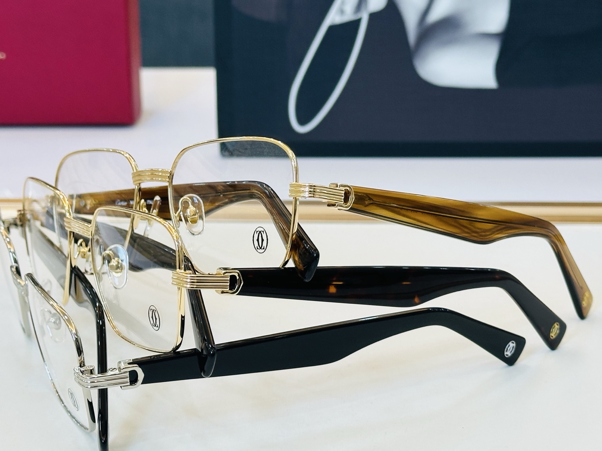 Cartier-卡家 ✨CT0538S Size：54口17-145 不挑脸型 简约大气 时尚休闲 👌👃