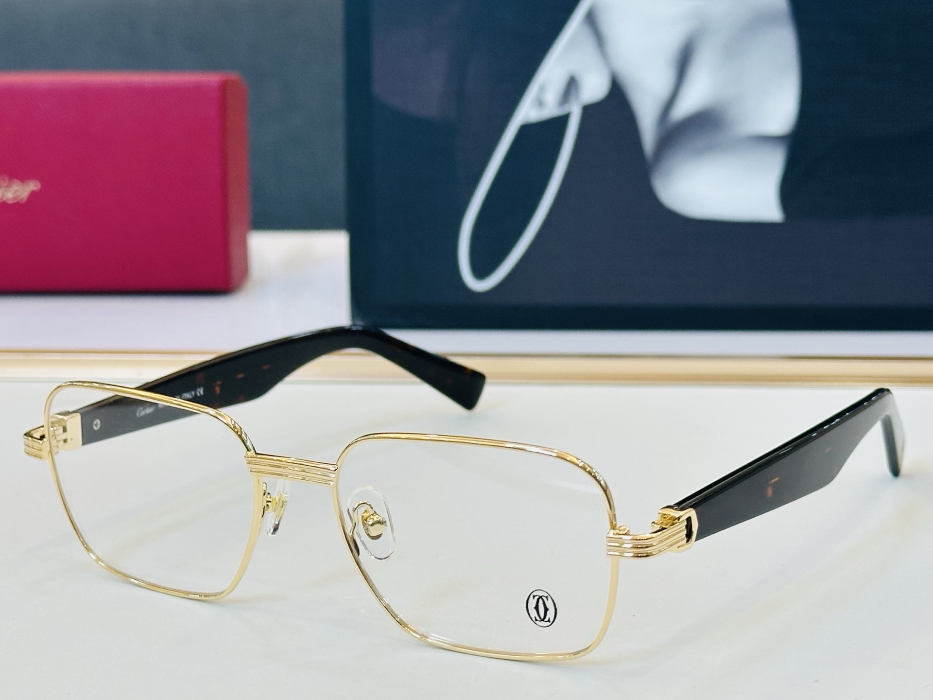 Cartier-卡家 ✨CT0538S Size：54口17-145 不挑脸型 简约大气 时尚休闲 👌👃