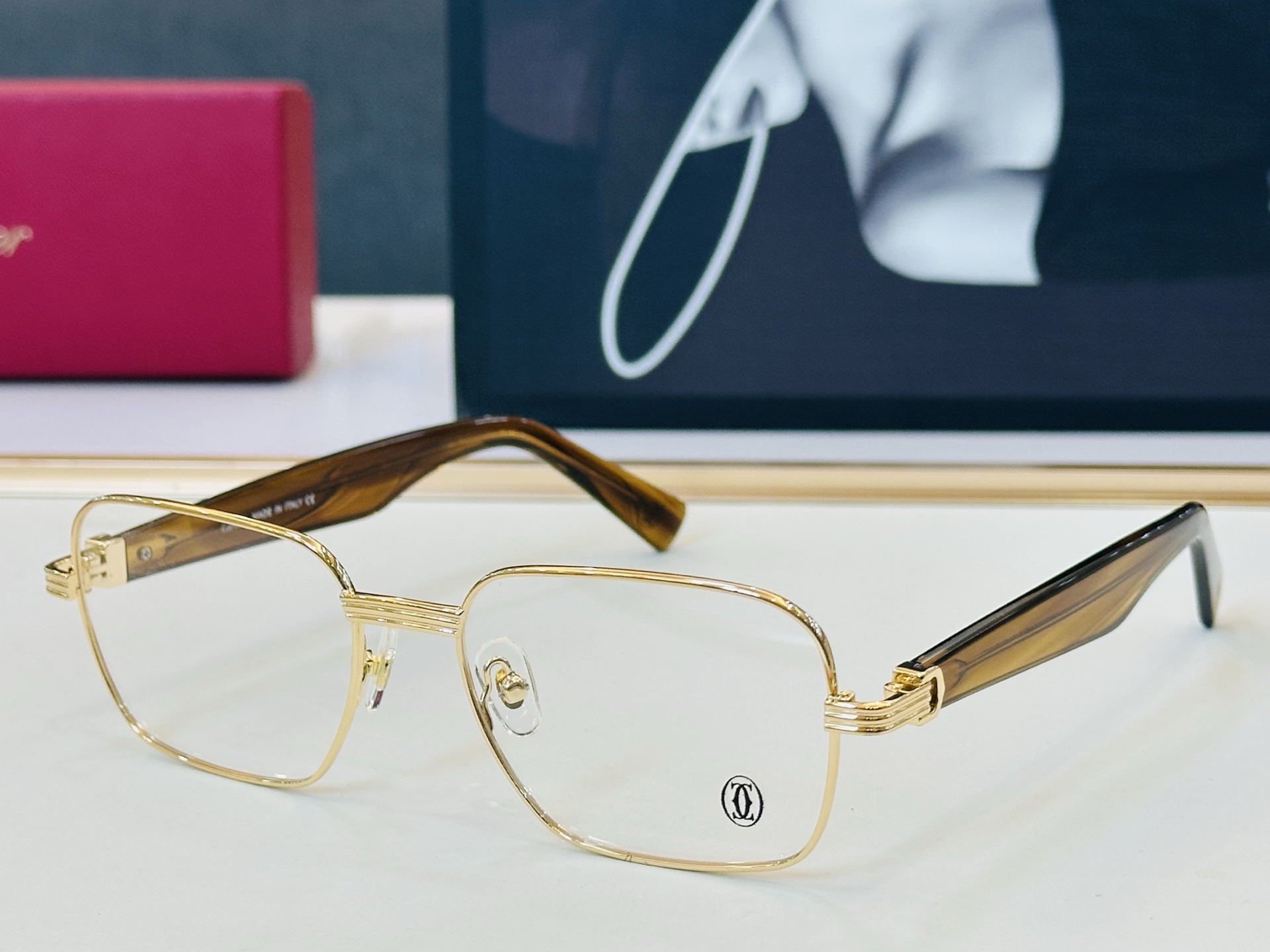 Cartier-卡家 ✨CT0538S Size：54口17-145 不挑脸型 简约大气 时尚休闲 👌👃