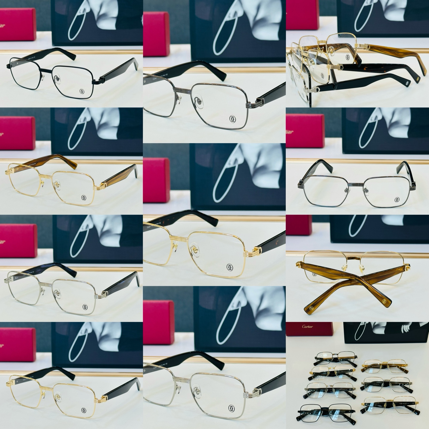 Cartier-卡家 ✨CT0538S Size：54口17-145 不挑脸型 简约大气 时尚休闲 👌👃
