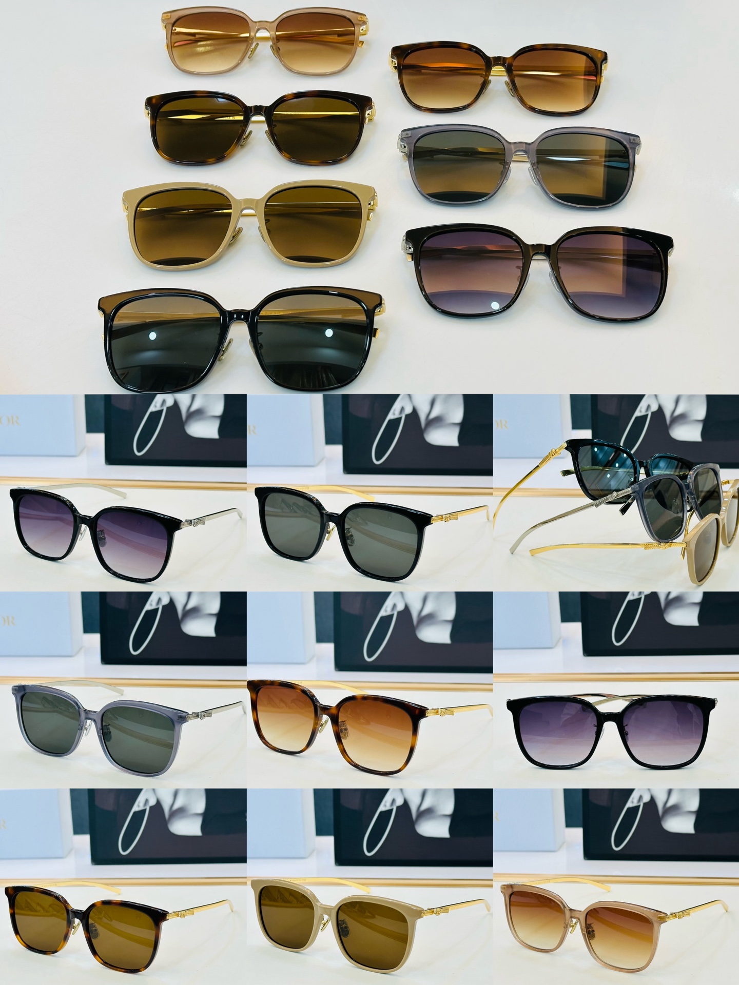 🔻🔻🔻DIO* 迪家 S1F Size：57口17-135  春夏款墨镜 😎🔆 FD搭配镜腿精致 质量上
