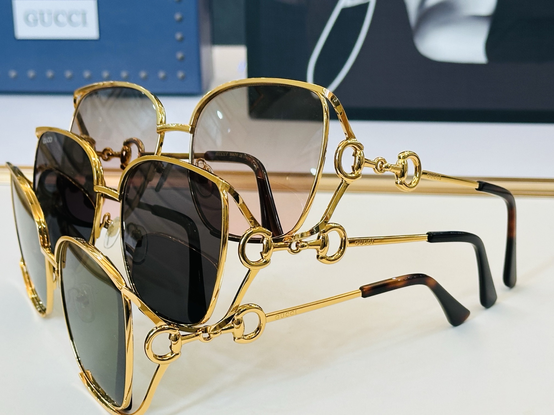 GUCC* 古家 GG1020S 🐝🐝系列 Size：60口17-140  🍁🍁K 超绝品质 太阳镜 🔥