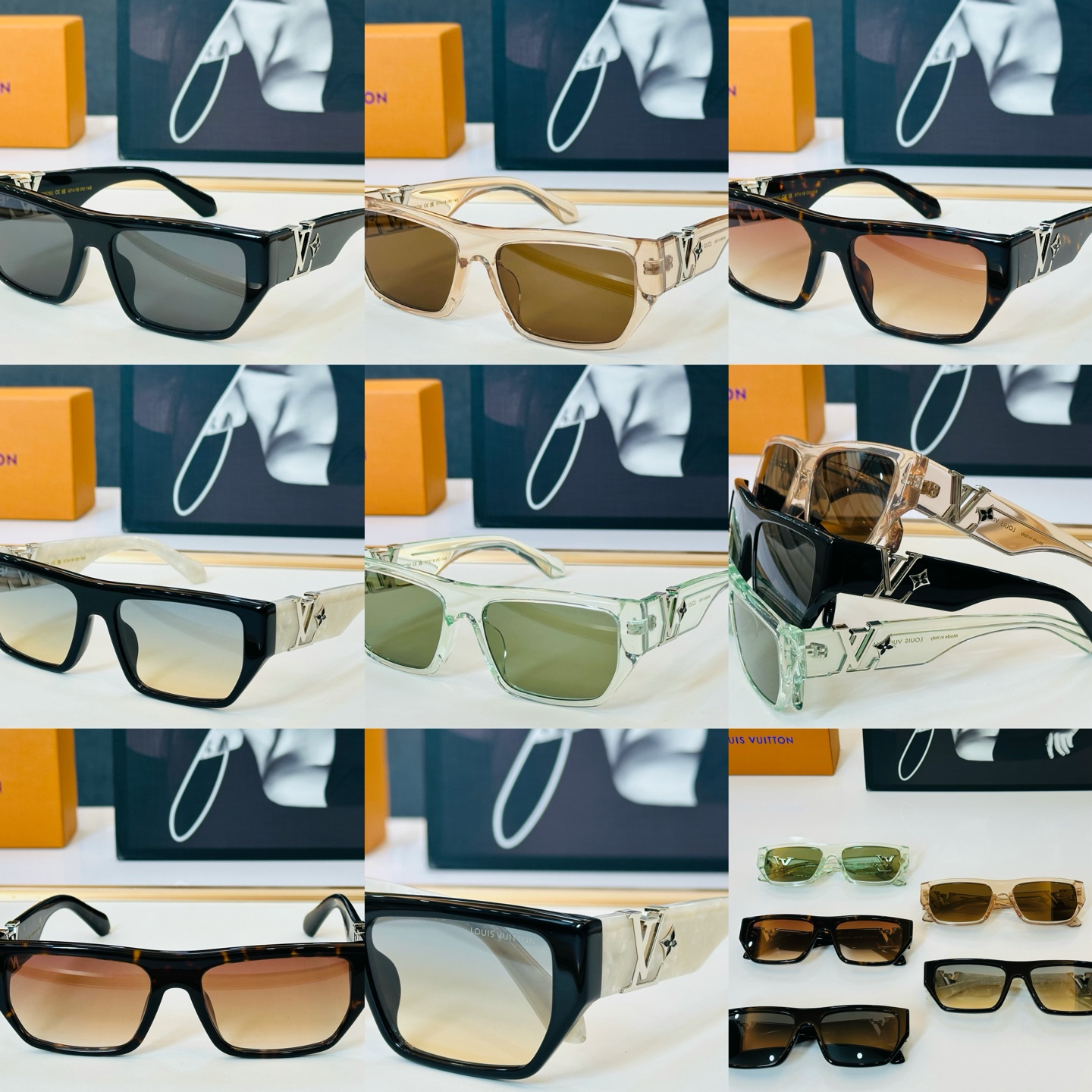 路易家 LOUIS *VUITON 原单高品质 Z2873U Size：57口18-145  皆属上品 FD👌板材框 