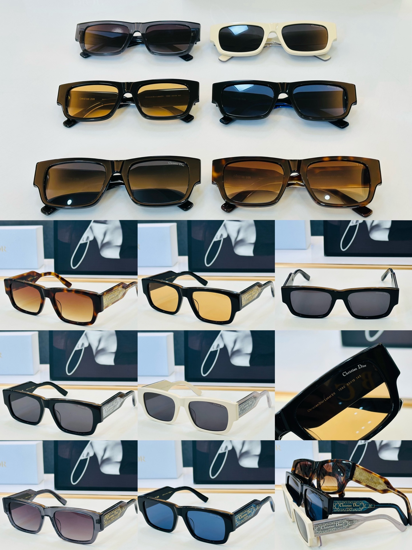 🔻🔻🔻DIO* S1I UCR 迪家 Size：55口19-145   😎🔆。。搭配镜腿精致配饰 K官网款 质量上佳 