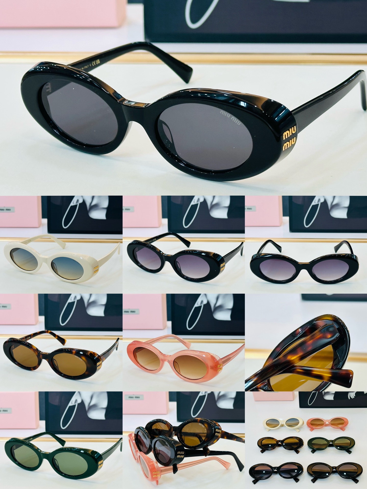❤️❤️🆕 谬家 MU B09S Size：52口21-140 [玫瑰]得意]微笑] D独具品质 配光镜 