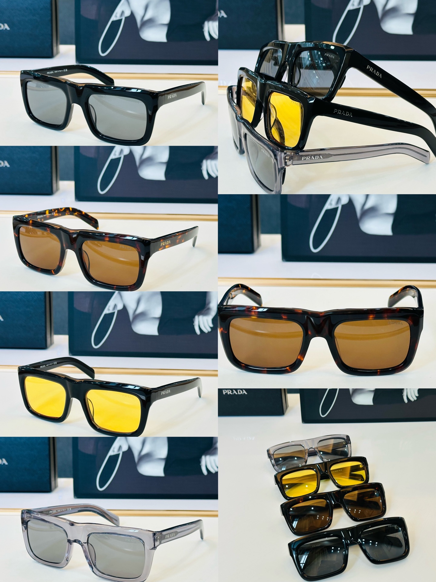 🔺PRAD*🔻普家 PR D11S Size：56口18-140 眼镜系列堪称精湛制作 彰显独特个性 L🌤太阳镜 