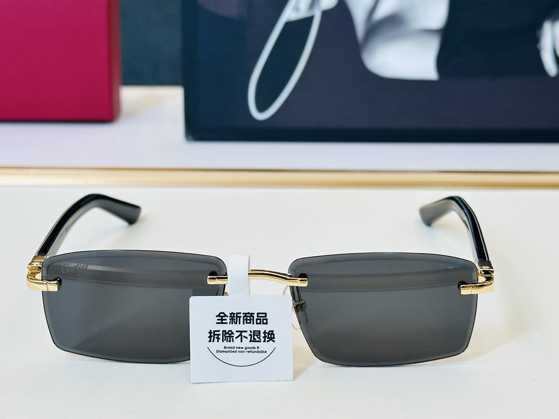 Cartie* 卡家 CT0582S 太阳镜 Size：56口19-145 工艺精湛气质十足！B男女同款 高品质 