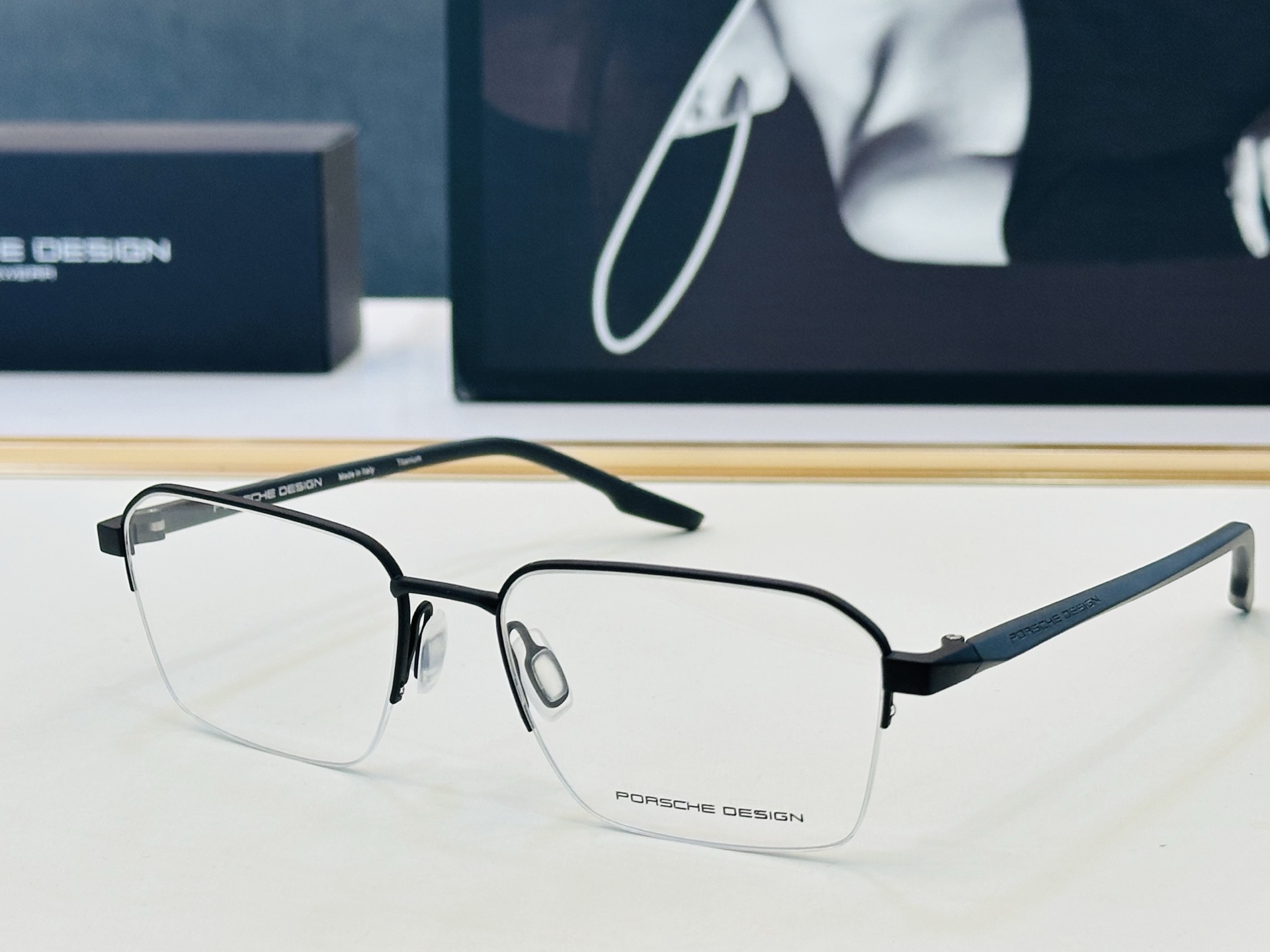 NO:949586,Porsche Home Size 57 mouth 18 - High-end metal IP plating must-have for sportsmen [Proud] Ultra-light model W pure titanium high quality P glasses, sunglasses, sunglasses, glasses19860909保时家 Size57口18- 高档金属 IP电镀 型男必备 [得意]超轻款 W纯钛 高品质 P眼镜墨镜太阳镜,眼镜,glasses