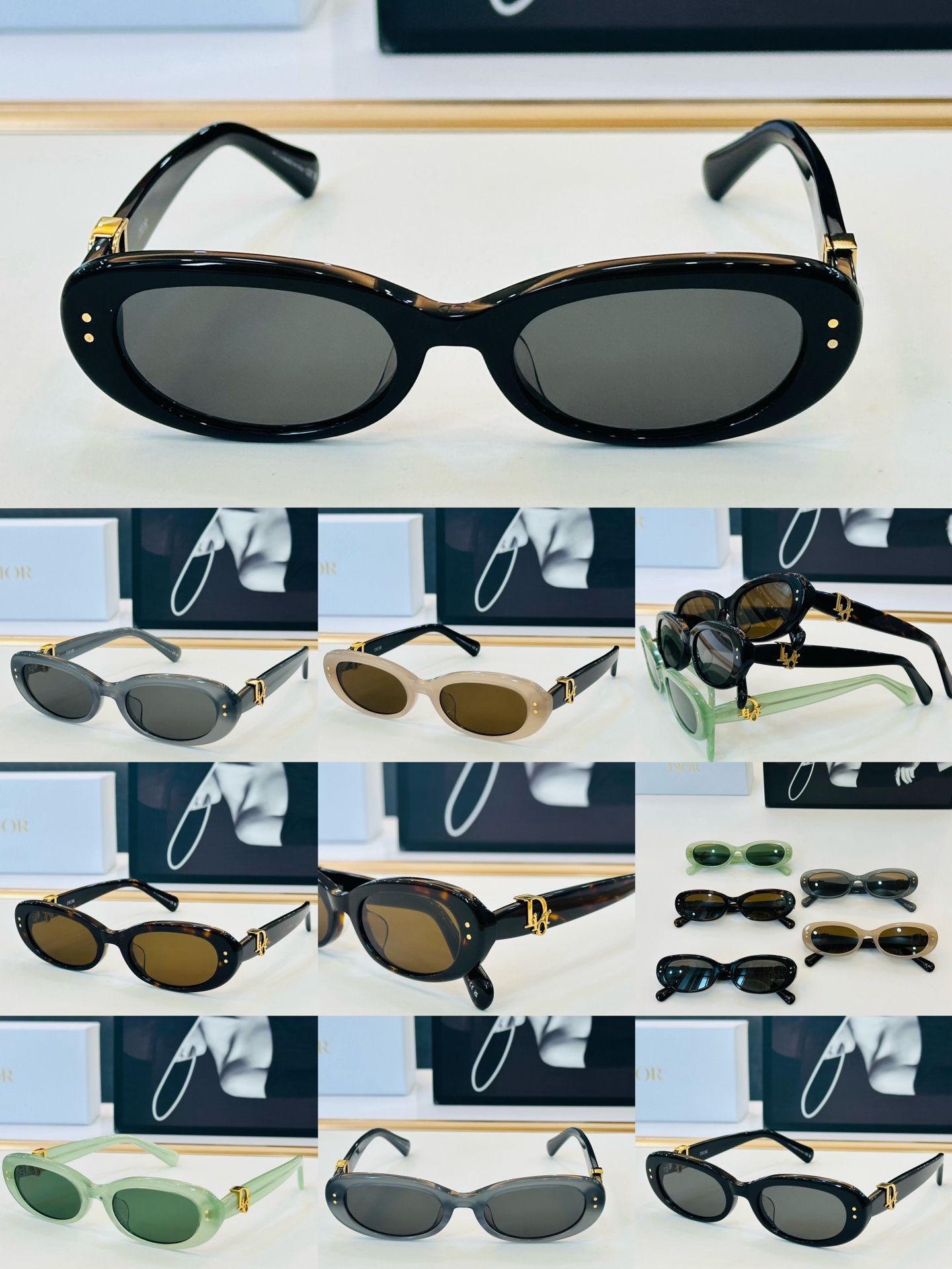 🔻🔻🔻DIO* 迪家 B1I Size：52口19-140  春夏款墨镜 😎🔆 J搭配镜腿精致 质量上佳 