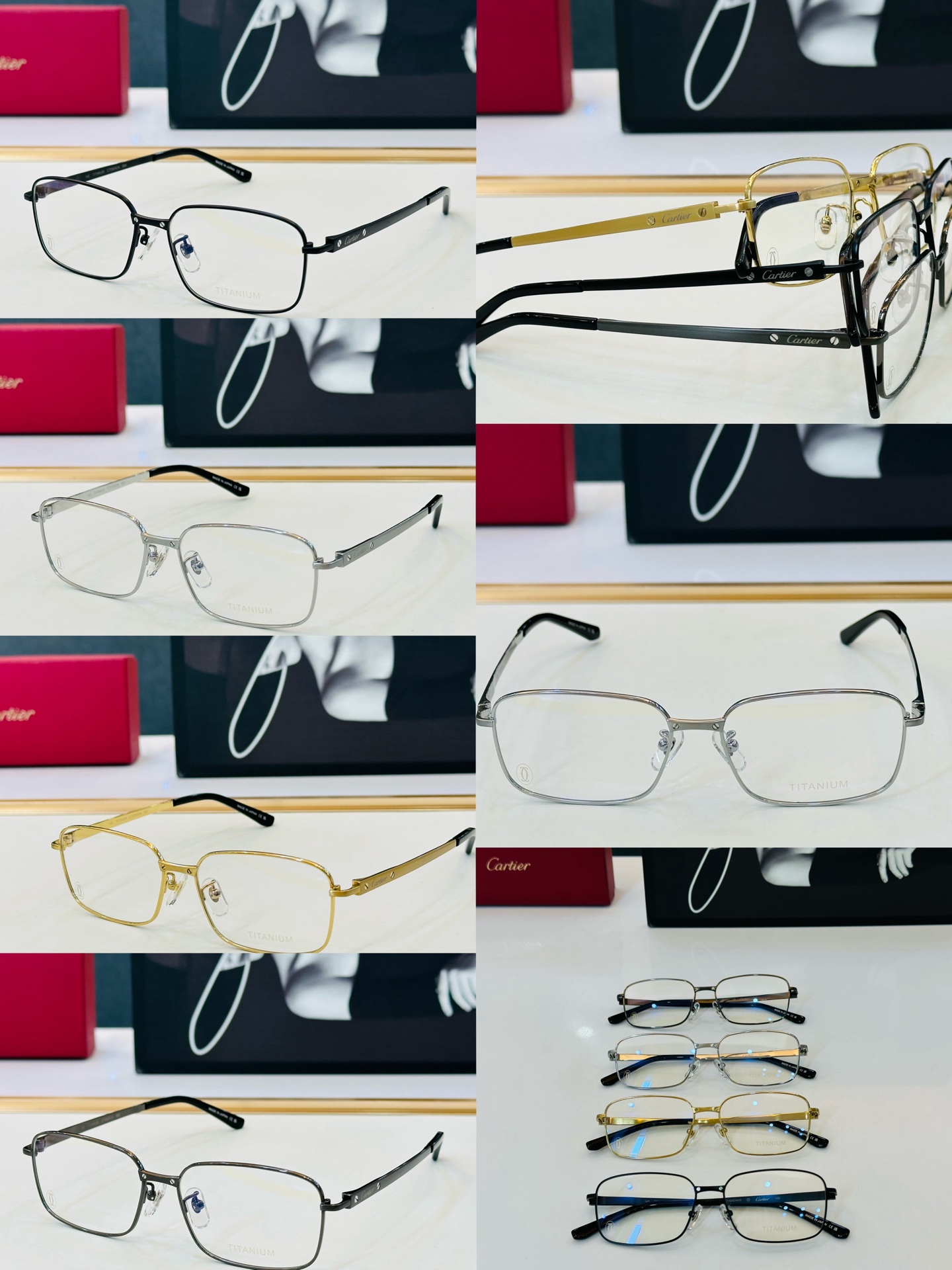 Cartie* 卡家 太阳镜 CT0555OA Size：55口17-145 电镀工艺精湛气质十足！W男女同款 钛 