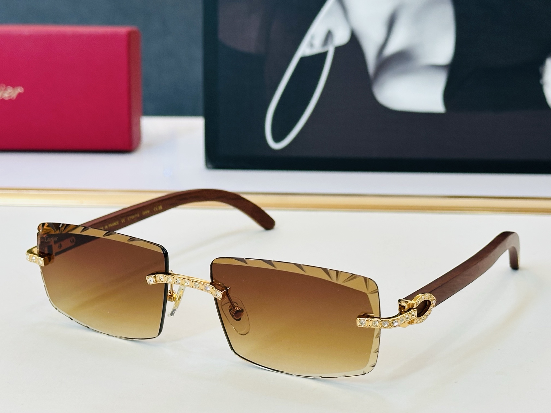 🆕 原版Cartie* 卡家 官网经典款 太阳镜 CT0571S Size：58口17-143 电镀工艺精湛大牌品 J戴