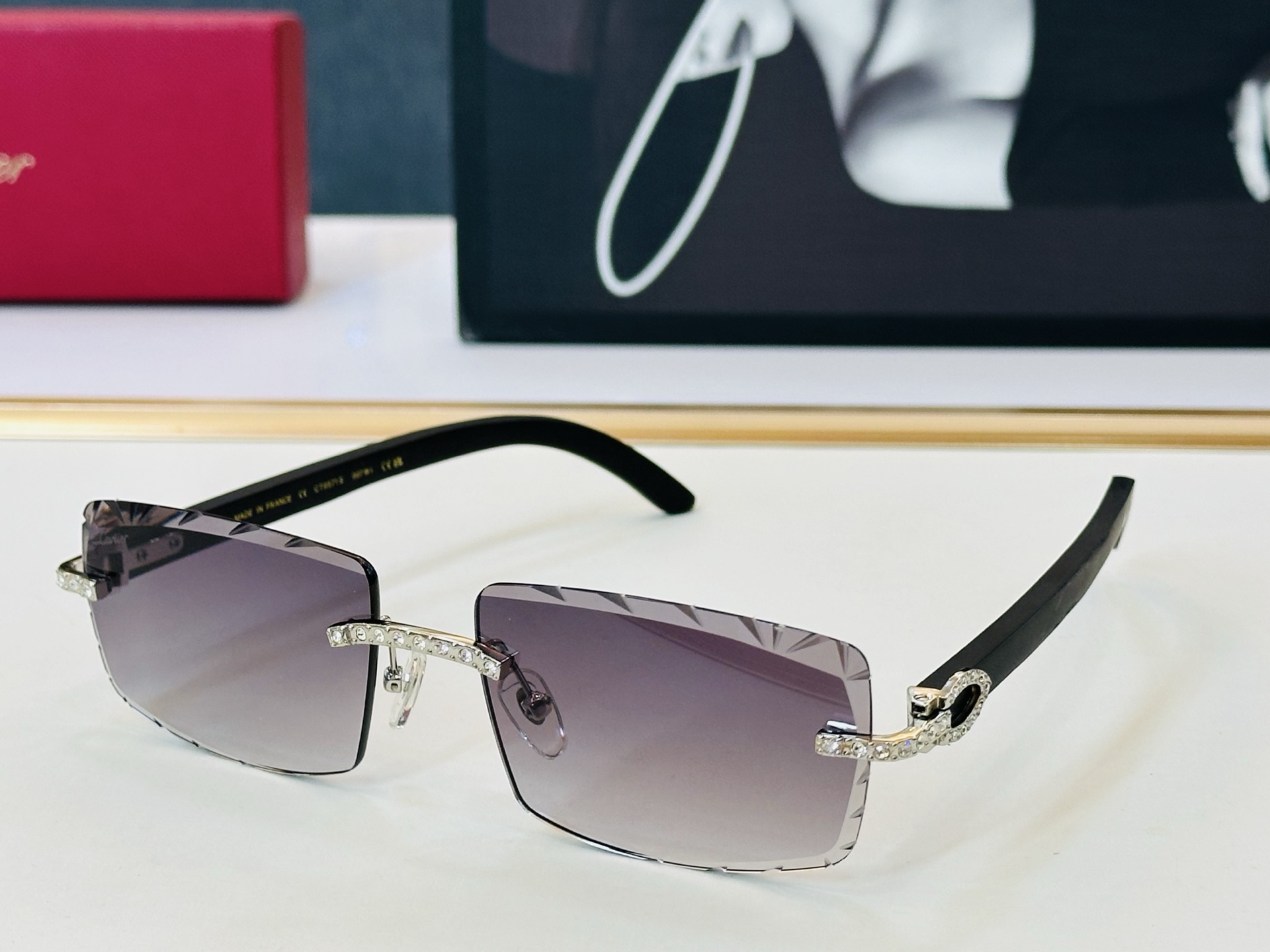 🆕 原版Cartie* 卡家 官网经典款 太阳镜 CT0571S Size：58口17-143 电镀工艺精湛大牌品 J戴