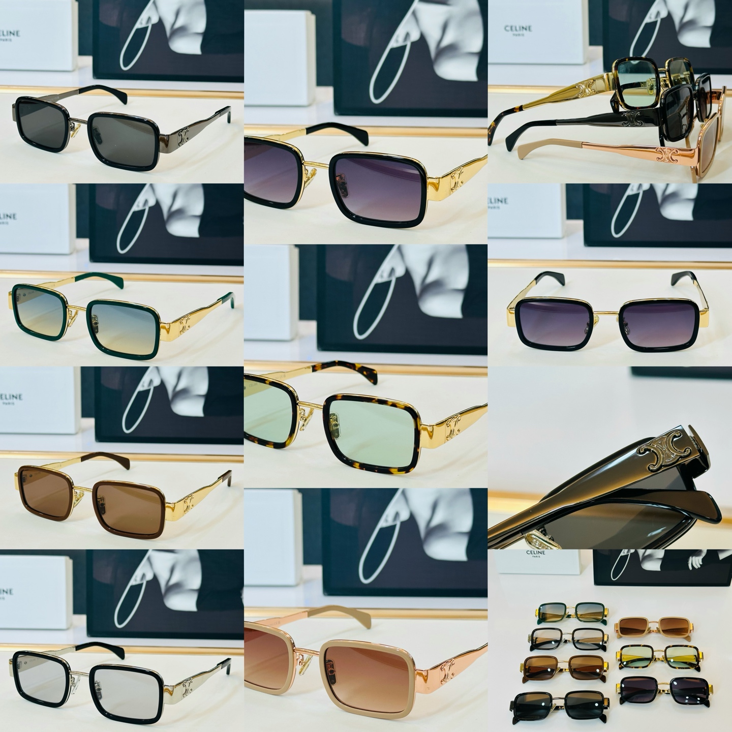 【CELINE】赛琳 CL40335 Size：50口23-145    一直热销的款式 欧美风 L光泽度好 质感强  