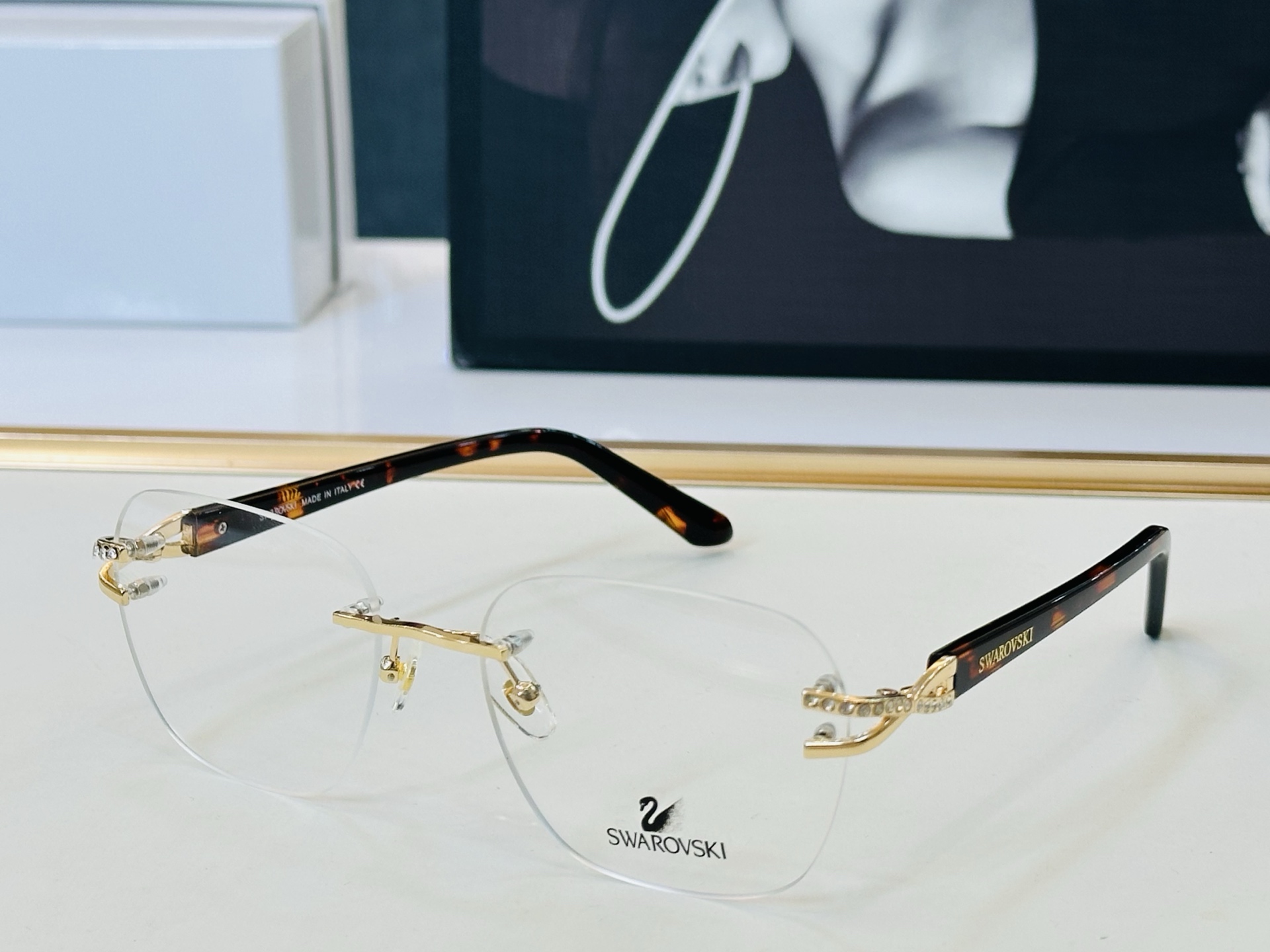 🎀施华洛世奇 SK2033 Size：55口18-140 原单品质 💝品质突显气质 L🎀 配光架🎉 