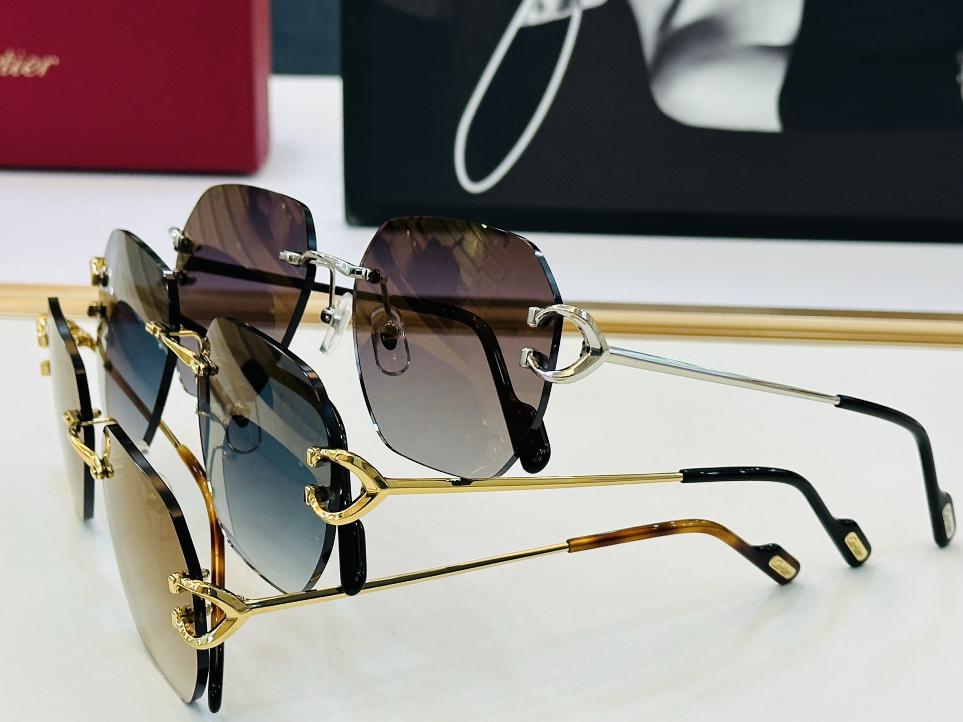 Cartie* 卡家 太阳镜 CT0394S Size：58口17-140 电镀工艺精湛气质十足！H男女同款 