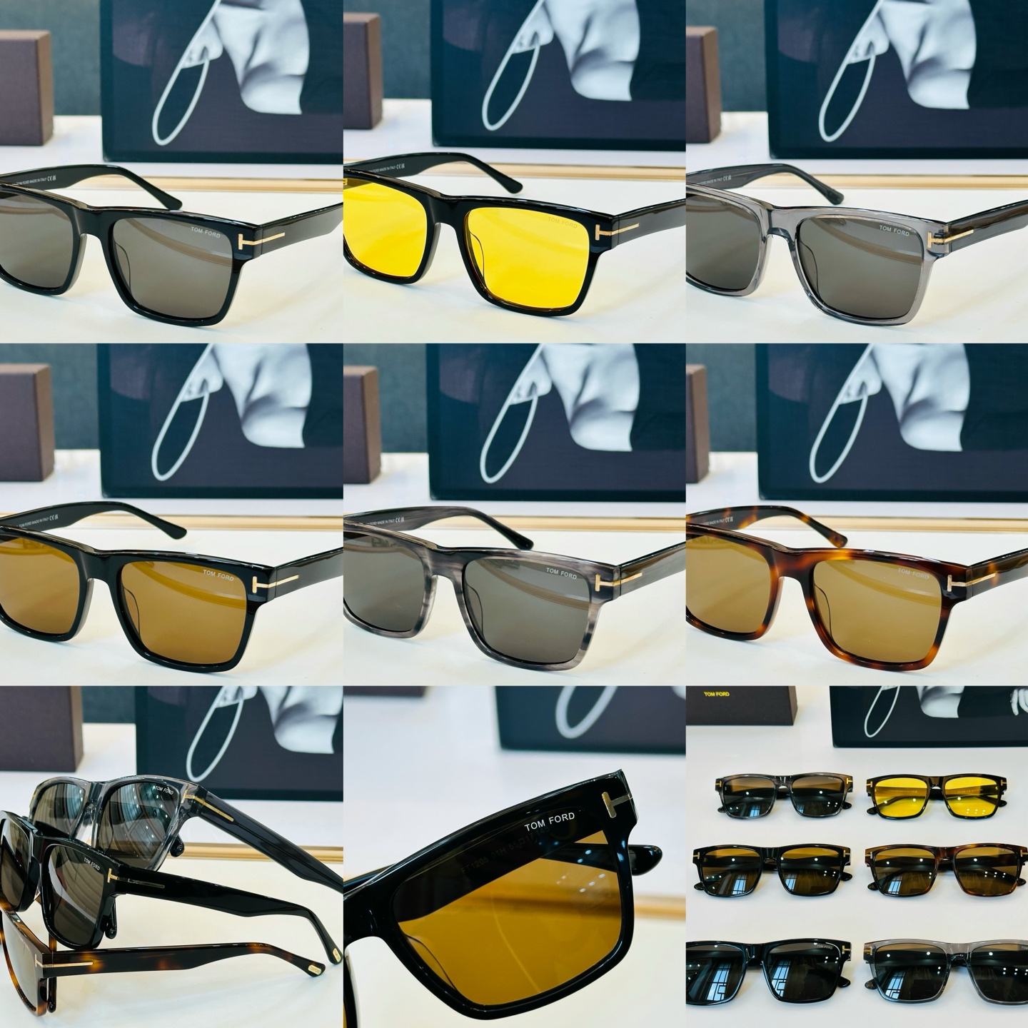 🔺TOM FOR*🔻 汤姆家 官网新款 FT1205 Size：55口17-145   经典时尚 🔝🔝L采用时下最流行片