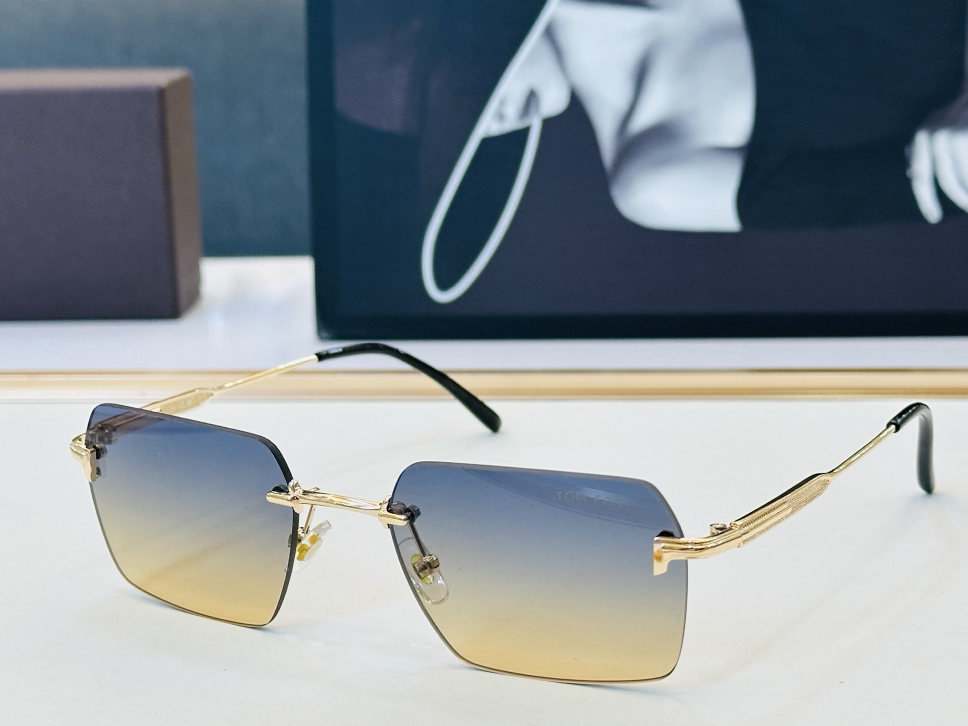 🎉TOM FOR*🎉汤姆家  Model: FT69336   Size：56口18-140  时尚框 板材👓 YE时尚