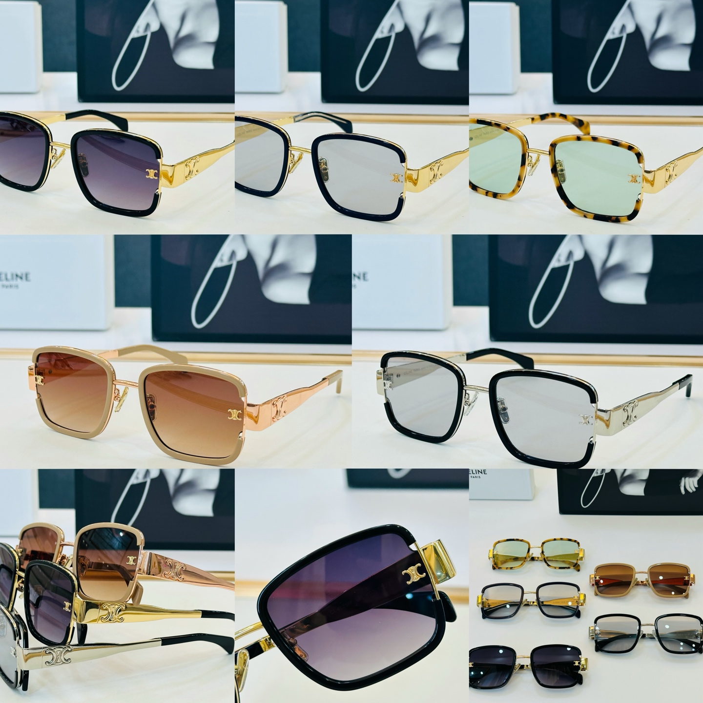 【CELINE】赛琳 CL40336F Size：55口23-145 一直热销的款式，欧美风 光泽度好  L工艺超赞 👍