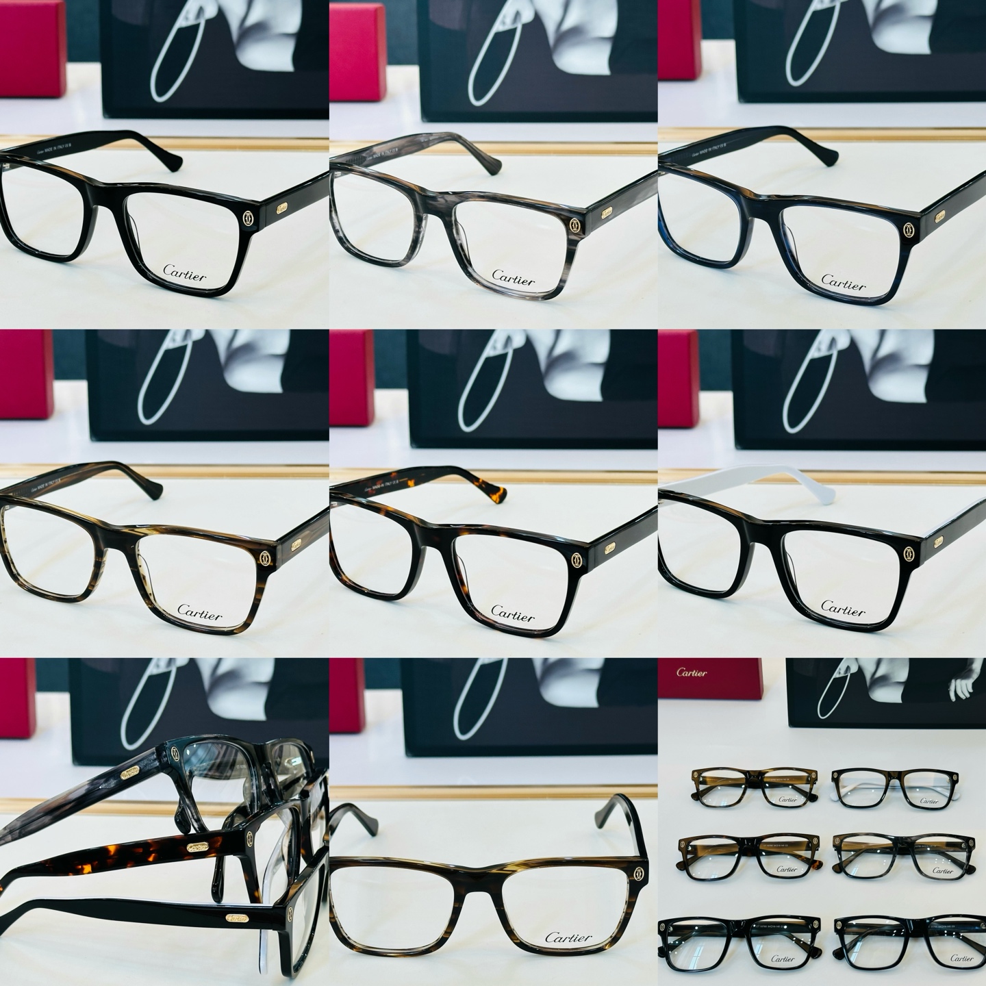 Cartier-卡家 ✨CT00765  Size：54口19-145 不挑脸型 简约大气 时尚休闲 👌👃H 小框型 