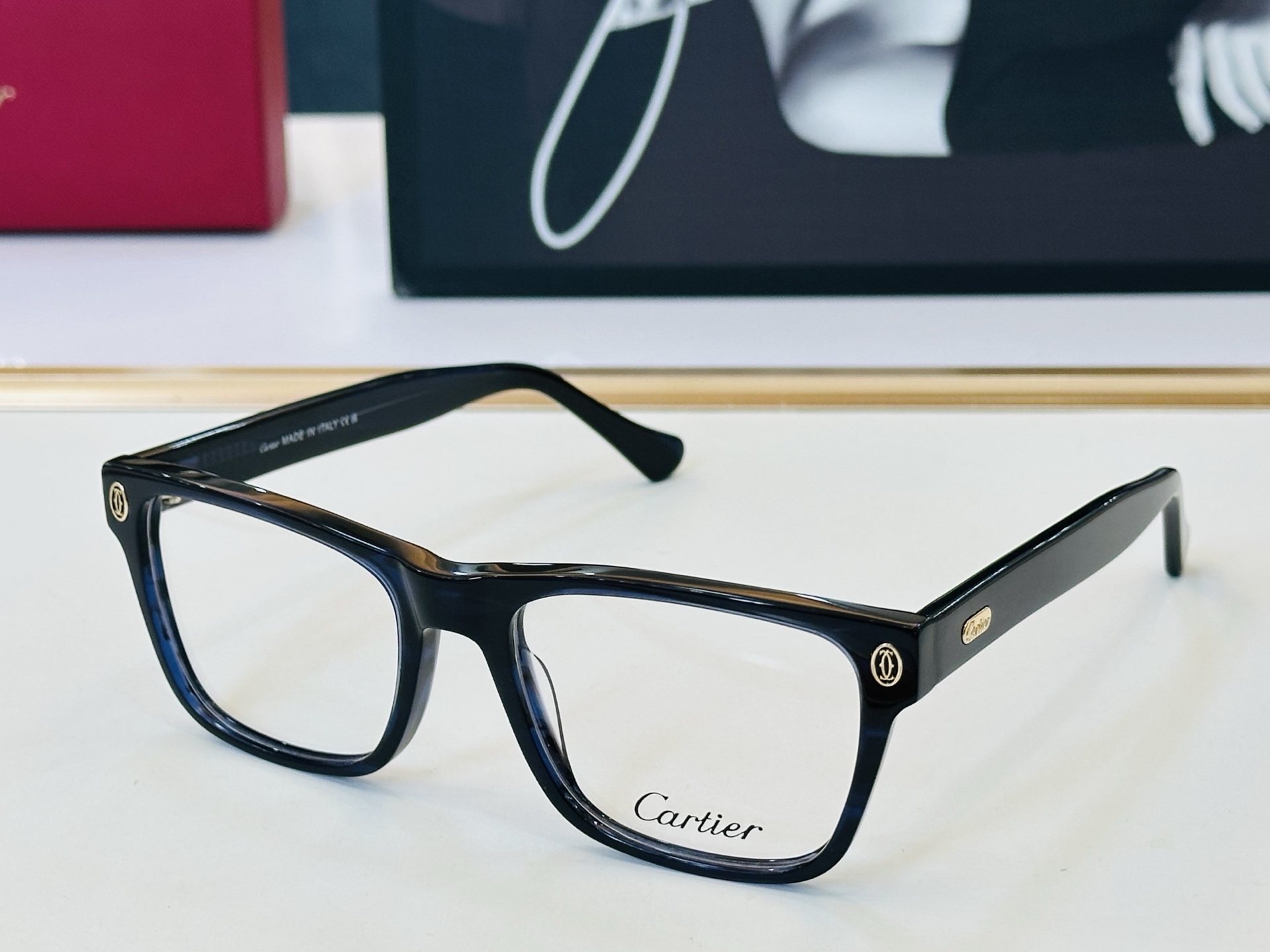 Cartier-卡家 ✨CT00765  Size：54口19-145 不挑脸型 简约大气 时尚休闲 👌👃H 小框型 