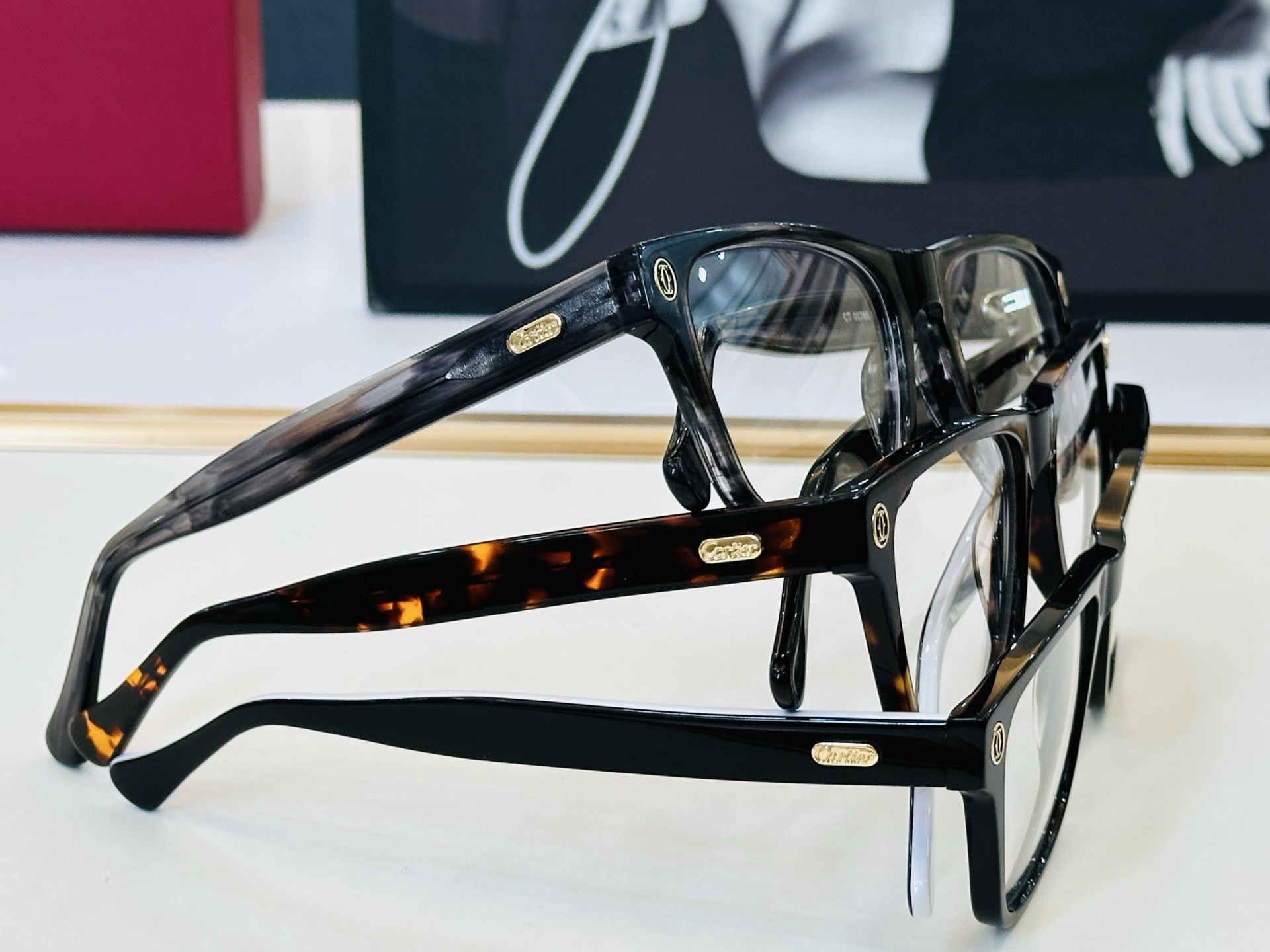 Cartier-卡家 ✨CT00765  Size：54口19-145 不挑脸型 简约大气 时尚休闲 👌👃H 小框型 