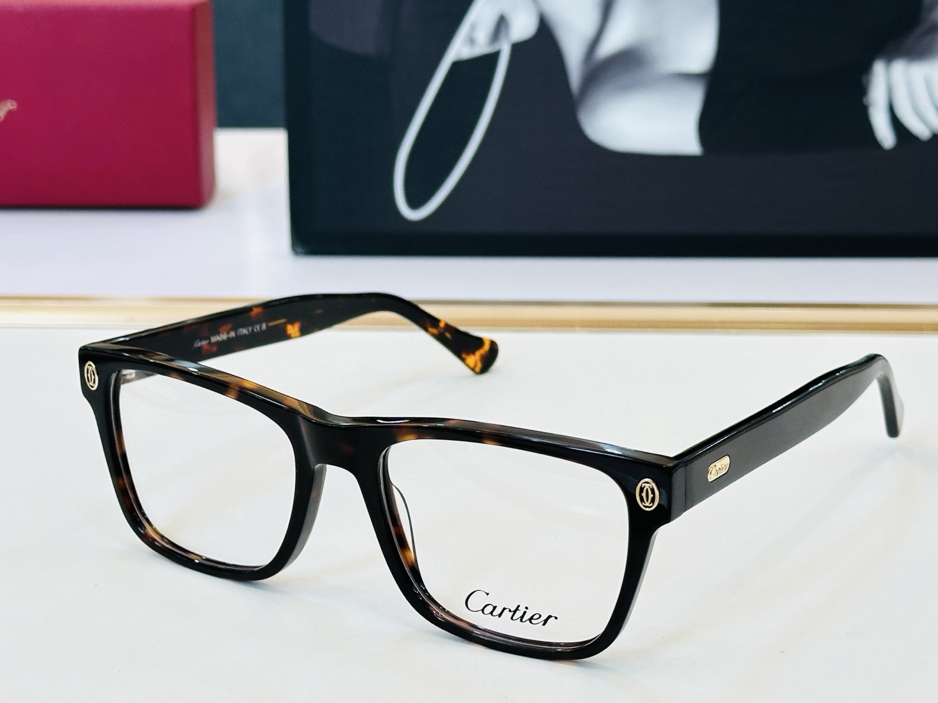 Cartier-卡家 ✨CT00765  Size：54口19-145 不挑脸型 简约大气 时尚休闲 👌👃H 小框型 