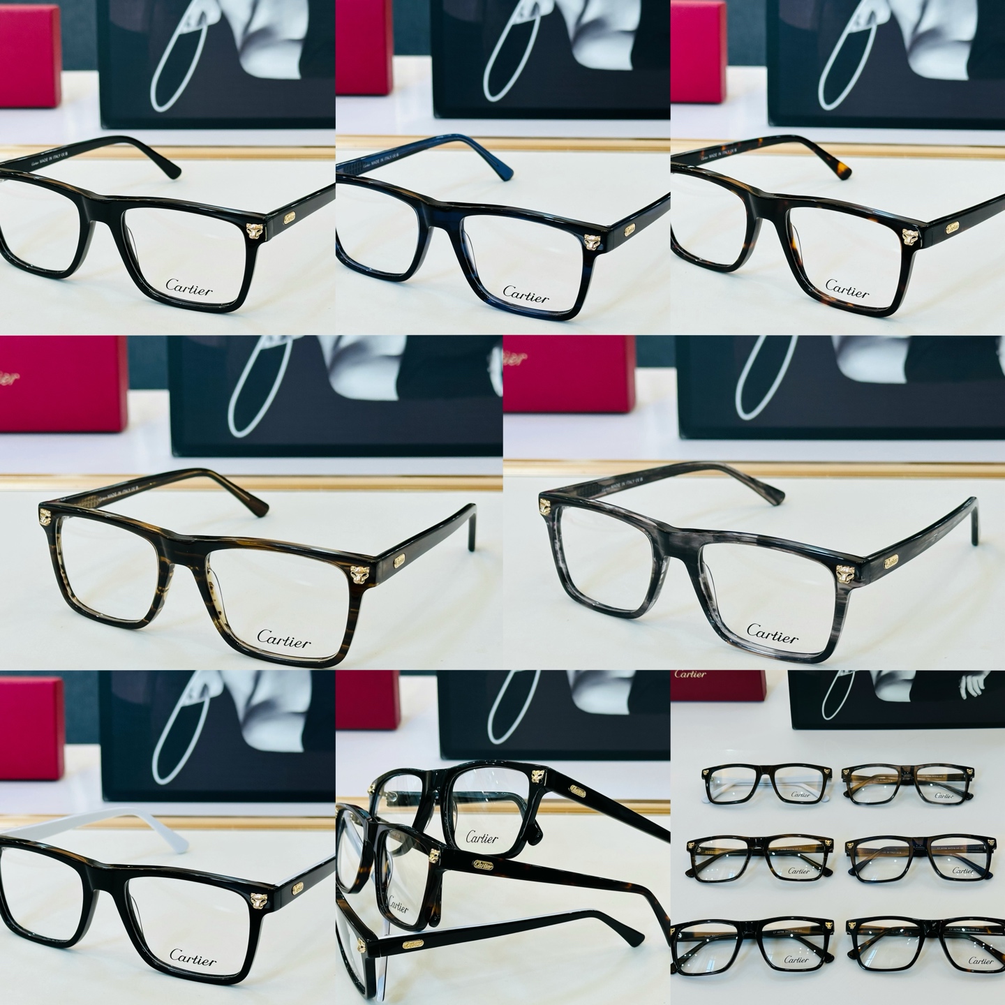 Cartier-卡家 ✨CT00766 Size：54口19-145 不挑脸型 简约大气 时尚休闲 👌👃H 小框型 
