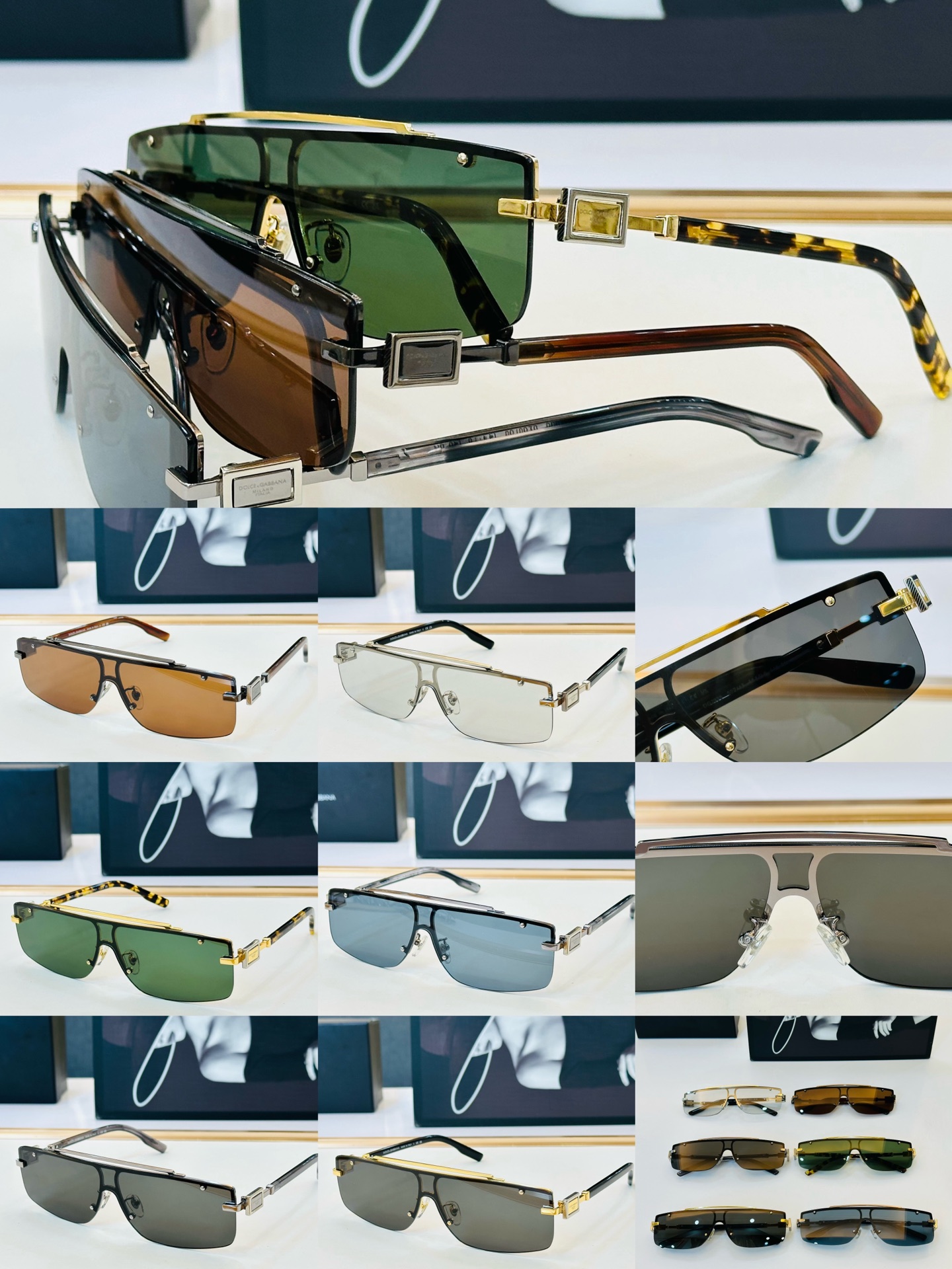 🆕 官网款 🔺DOLCE&GABBAN*🔻杜嘉班*纳新品 DG2335 Size：144口0-145 新颖独特众多颜色🔝