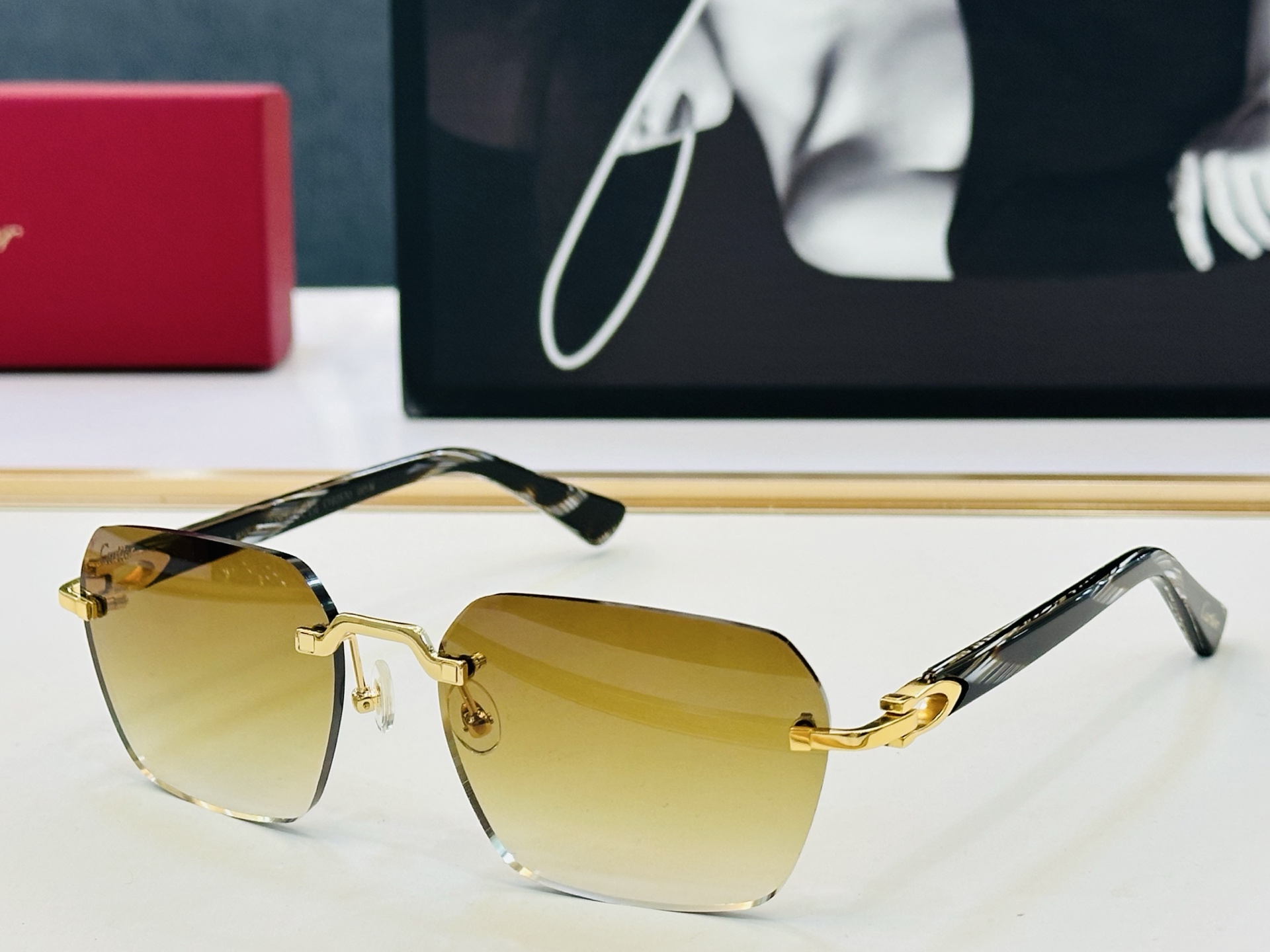 🆕 原版Cartie* 卡家 官网经典款 太阳镜 CT0287O    Size：54口18-140  电镀工艺精湛大牌