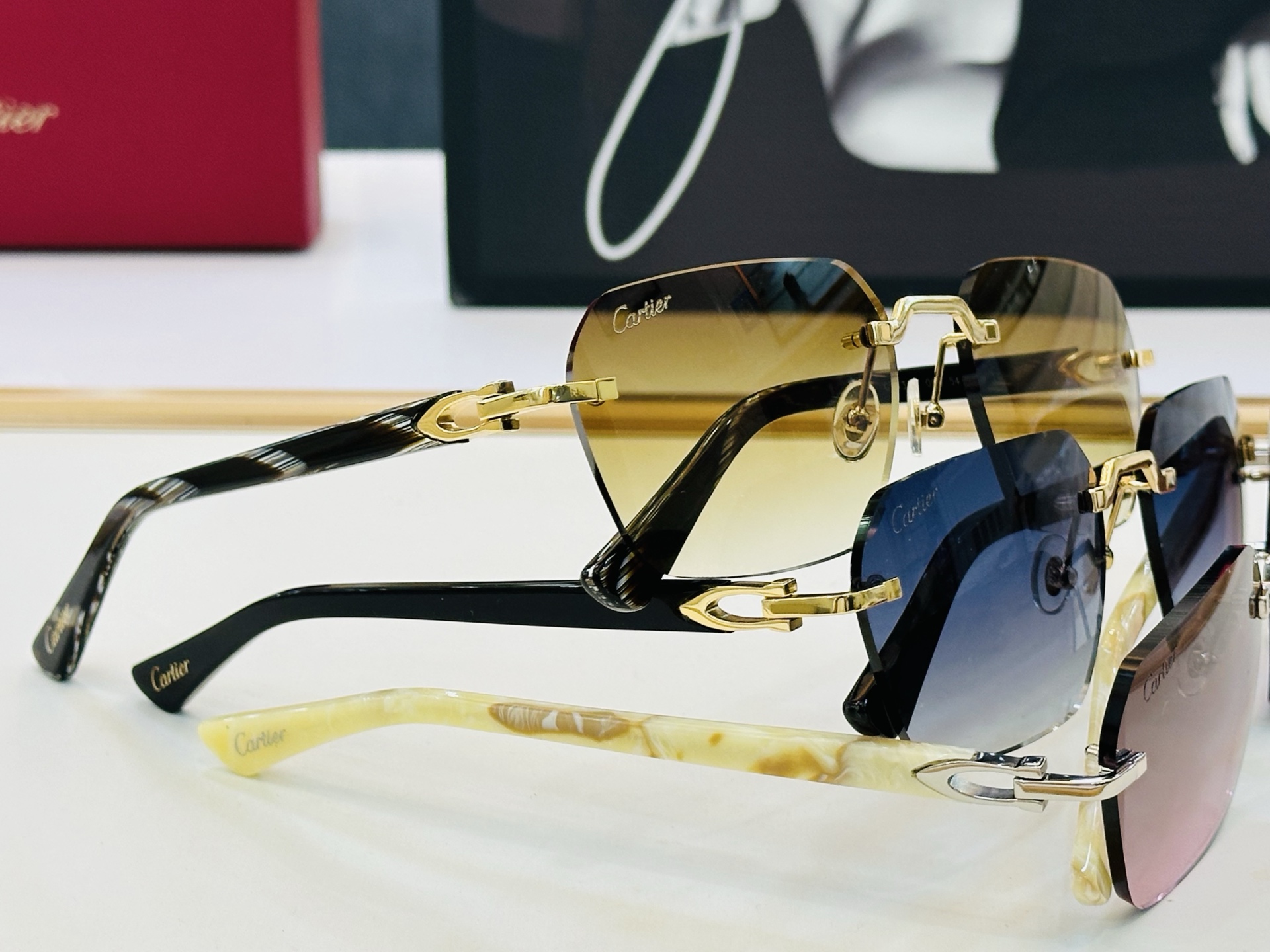 🆕 原版Cartie* 卡家 官网经典款 太阳镜 CT0287O    Size：54口18-140  电镀工艺精湛大牌