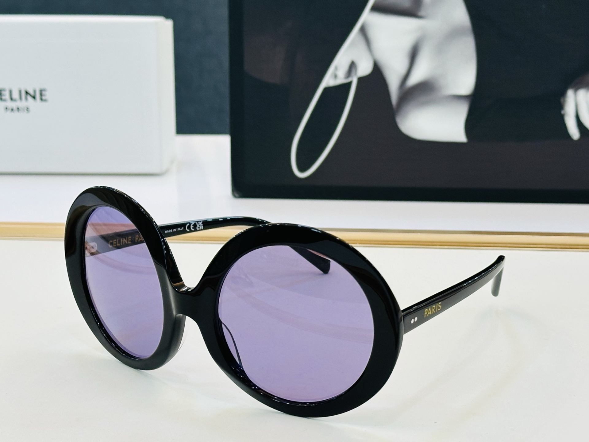 【CELINE】赛琳 CL40345 Size：60口24-130  一直热销的款式 欧美风 光泽度好 质感强  FD工