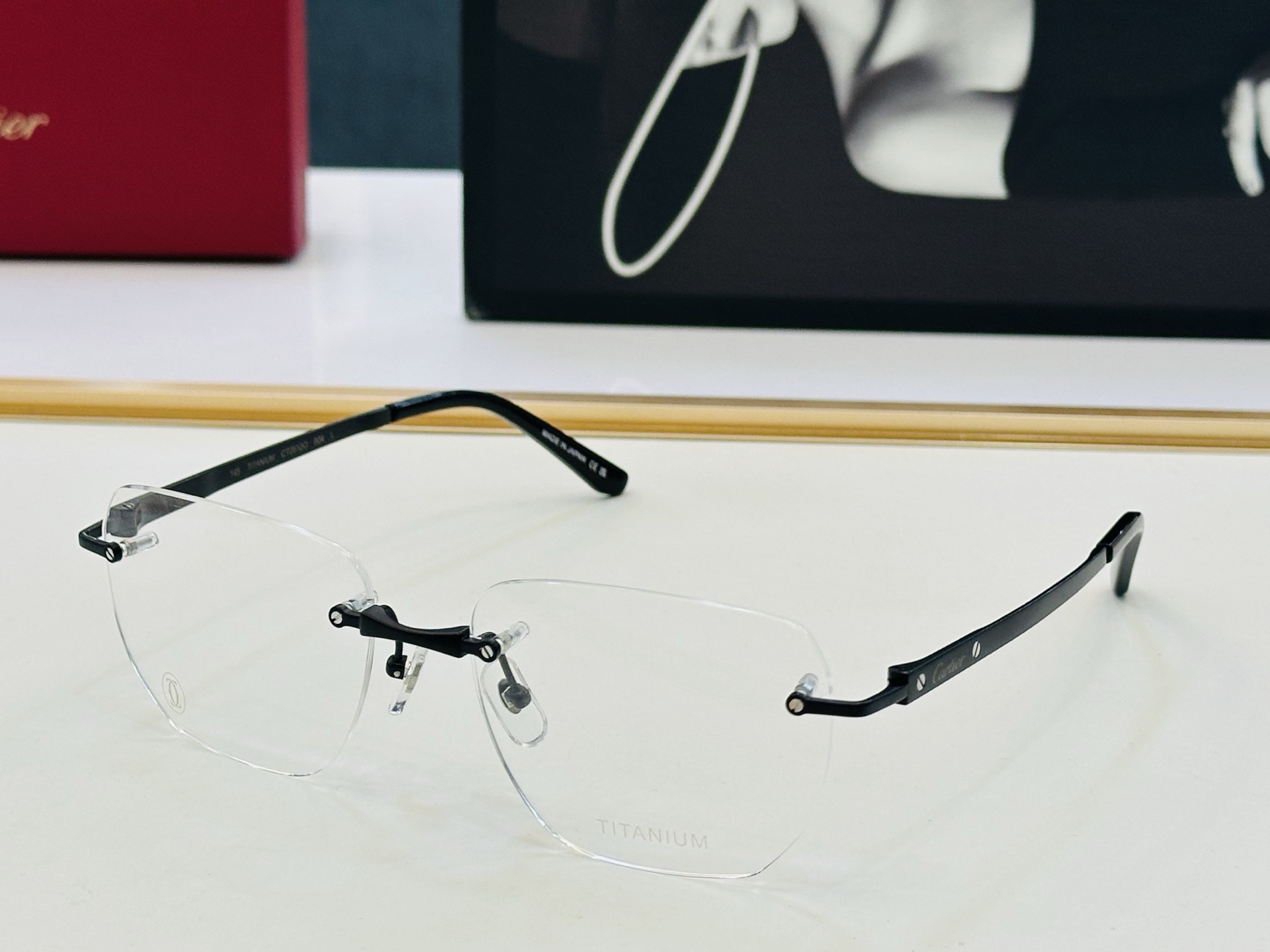 Cartier-卡家 ✨CT0512O Size:57口17-145 不挑脸型 简约大气 时尚休闲 钛架👌👃W框型简约 Cartier-卡家 ✨CT0512O Size:57口17-145 不挑脸型 简约大气 时尚休闲 钛架👌👃W框型简约