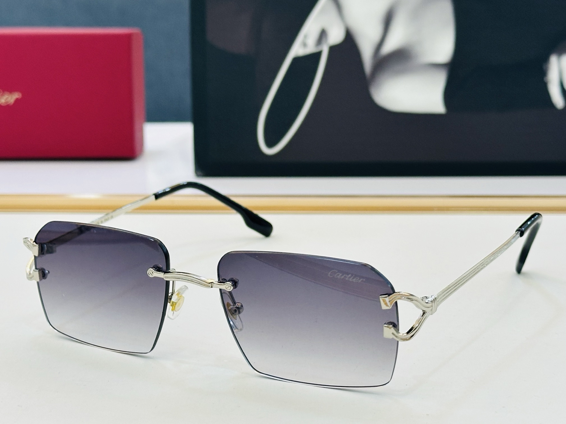 🆕 原版Cartie* 卡家 经典款太阳镜 CA0564S Size：57口15-145 电镀工艺精湛大牌品 YE戴起来