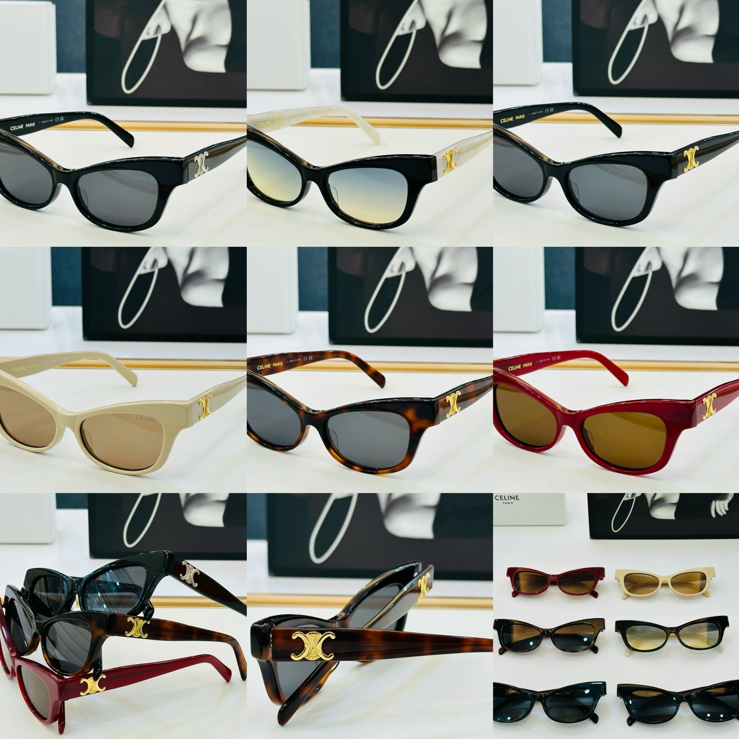 【CELINE】赛琳 CL40352U Size：53口16-145 一直热销的款式，欧美风 光泽度好  C质感强  工