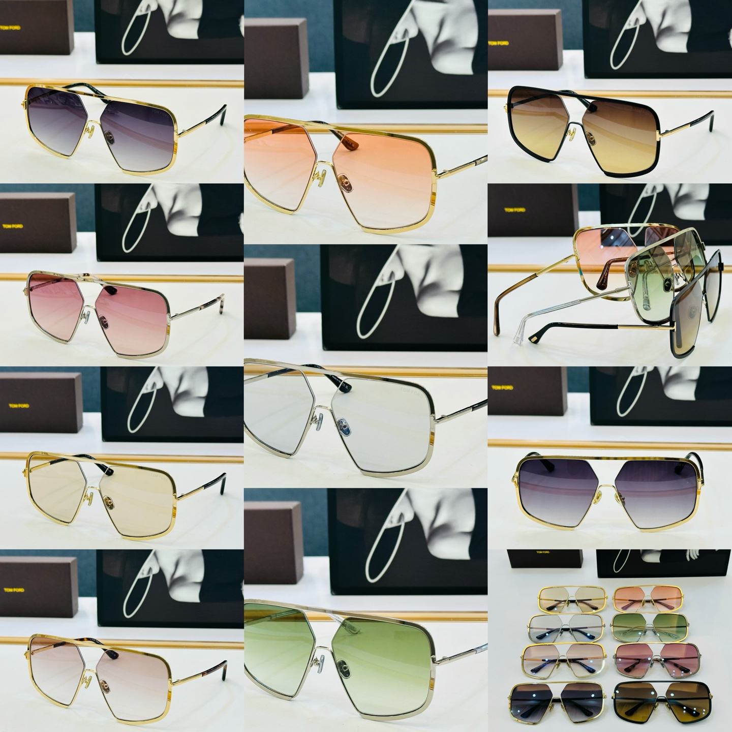 🆕款 TOM FORD🏇汤姆家 MODEL:TF867  size：63口12-135  🈷️😍时尚潮流 FD超轻 太阳