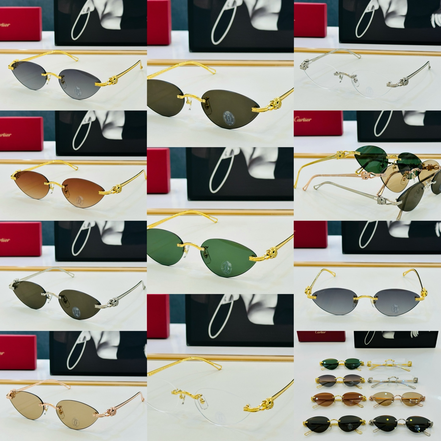 Cartie* 卡家 太阳镜 CT0650S Size：53口21-140 电镀工艺精湛气质十足！一男女同款 🆕 