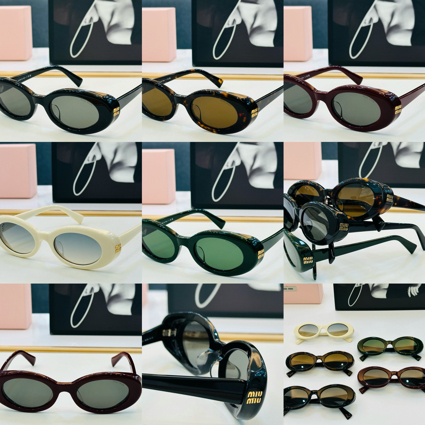 ❤️❤️🆕 谬家 MU B09S Size：52口21-140 [玫瑰]得意]微笑] J独具品质 配光镜 🆕 