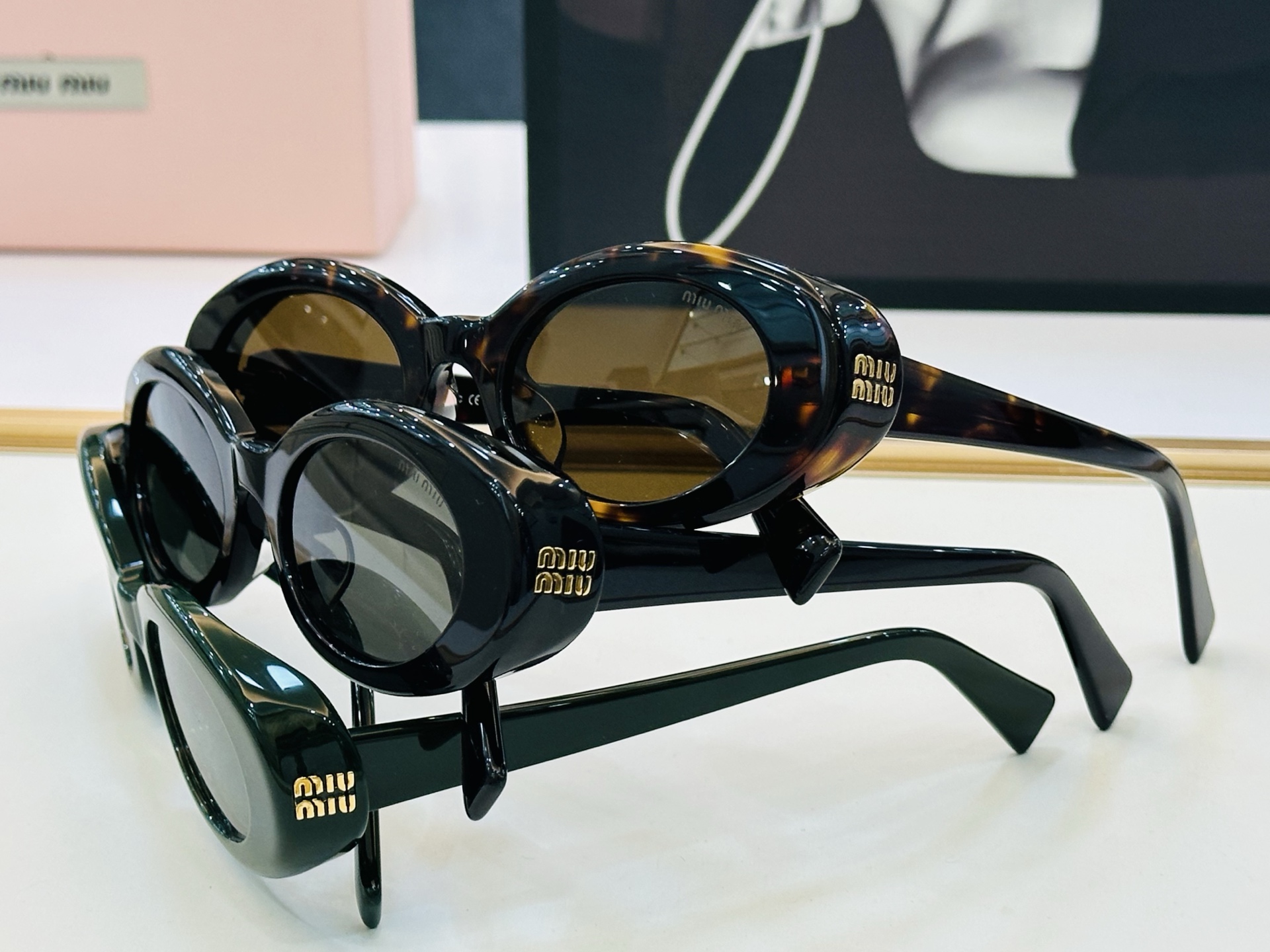 ❤️❤️🆕 谬家 MU B09S Size：52口21-140 [玫瑰]得意]微笑] J独具品质 配光镜 🆕 
