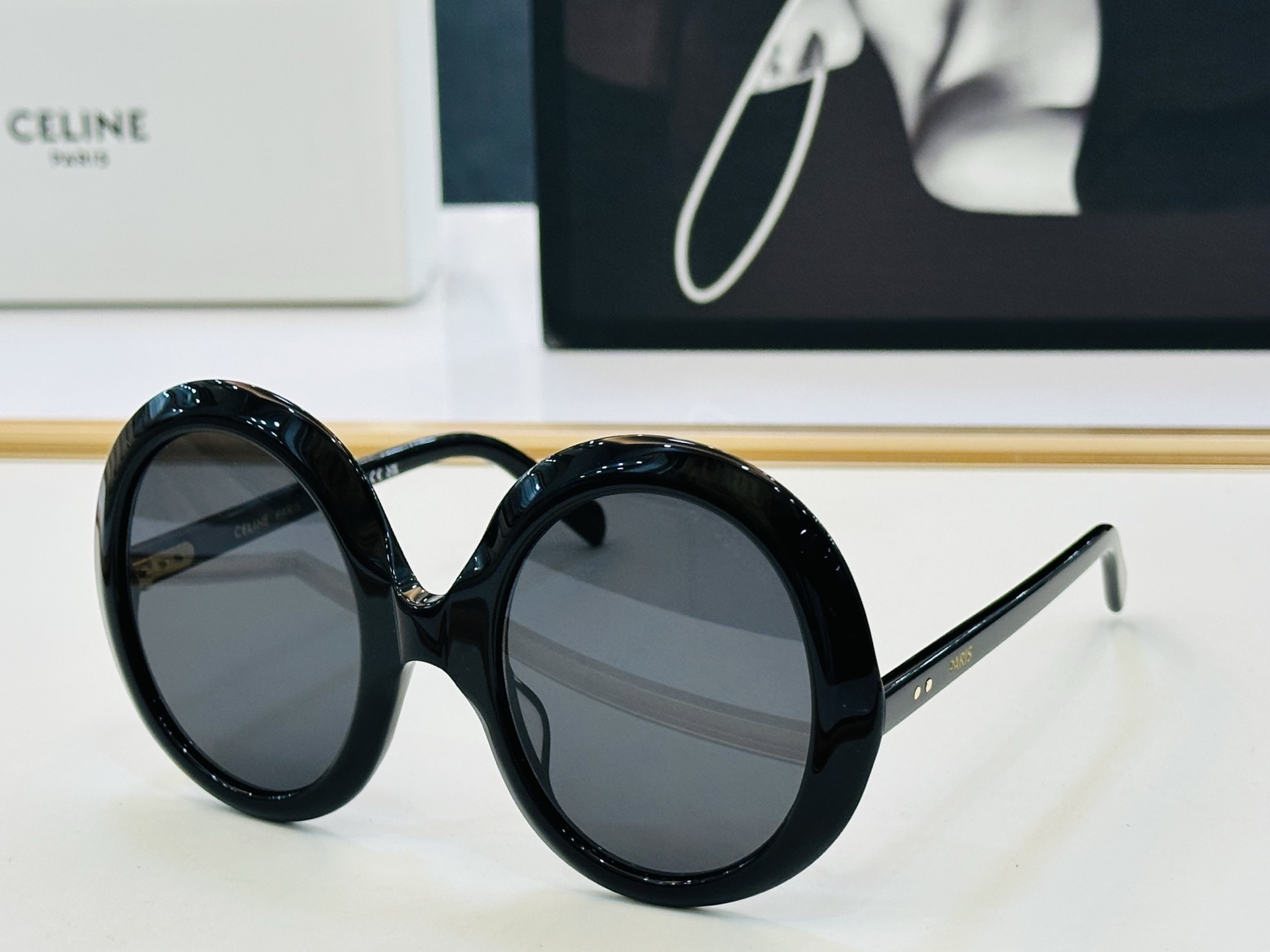 【CELINE】赛琳 CL40345 Size：51口24-140 一直热销的款式 欧美风 光泽度好 质感强  J工艺超