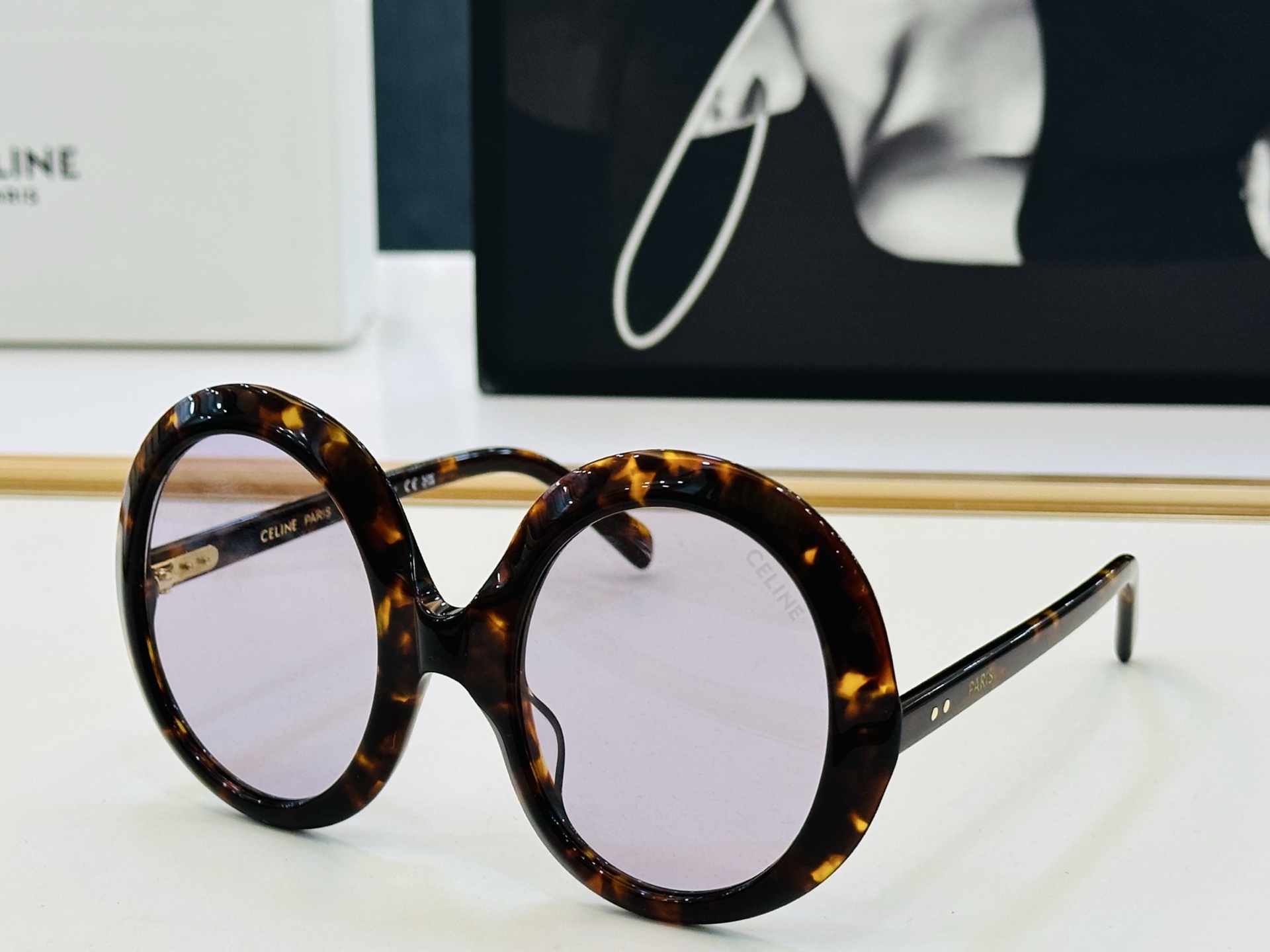 【CELINE】赛琳 CL40345 Size：51口24-140 一直热销的款式 欧美风 光泽度好 质感强  J工艺超