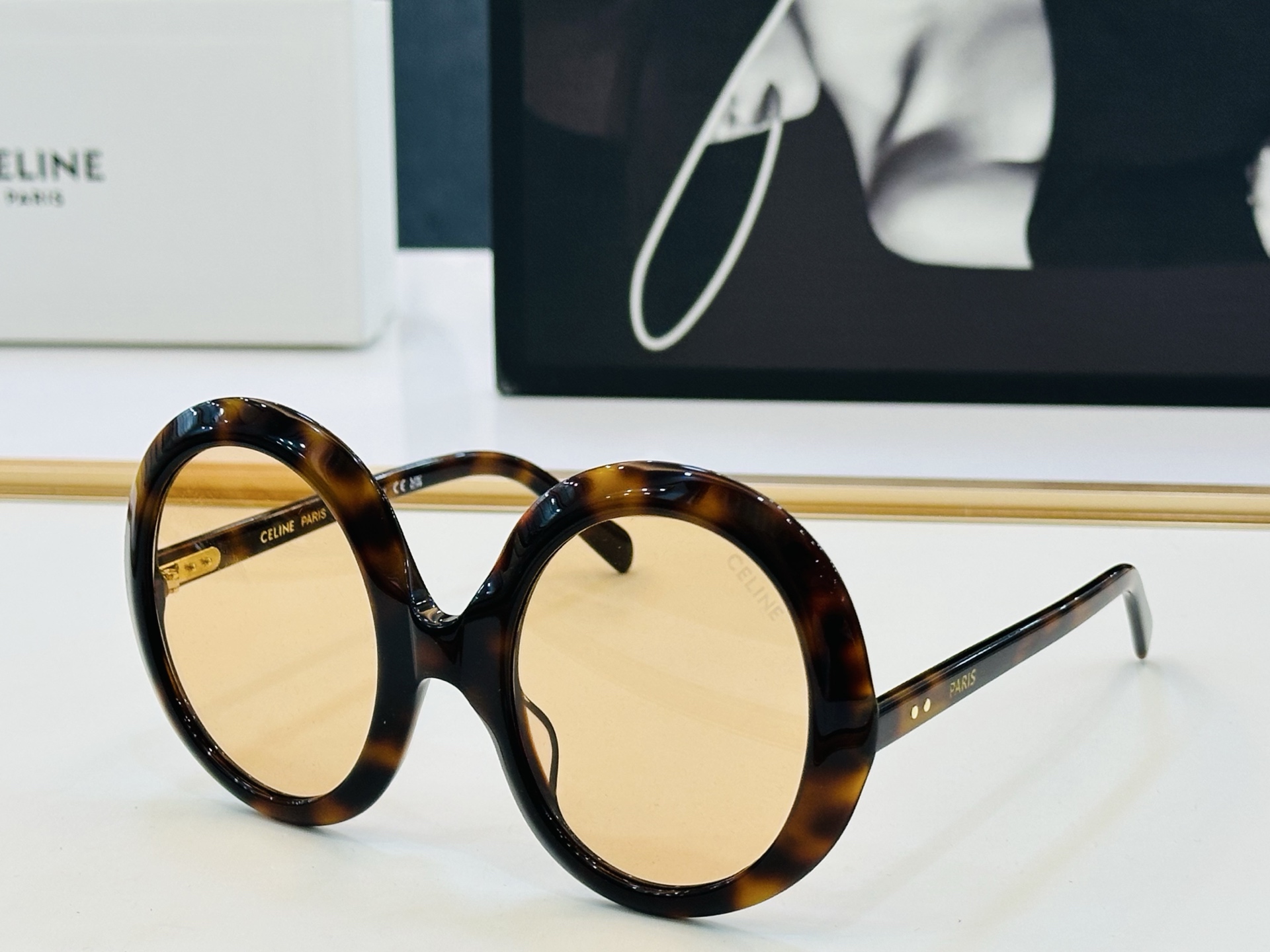 【CELINE】赛琳 CL40345 Size：51口24-140 一直热销的款式 欧美风 光泽度好 质感强  J工艺超