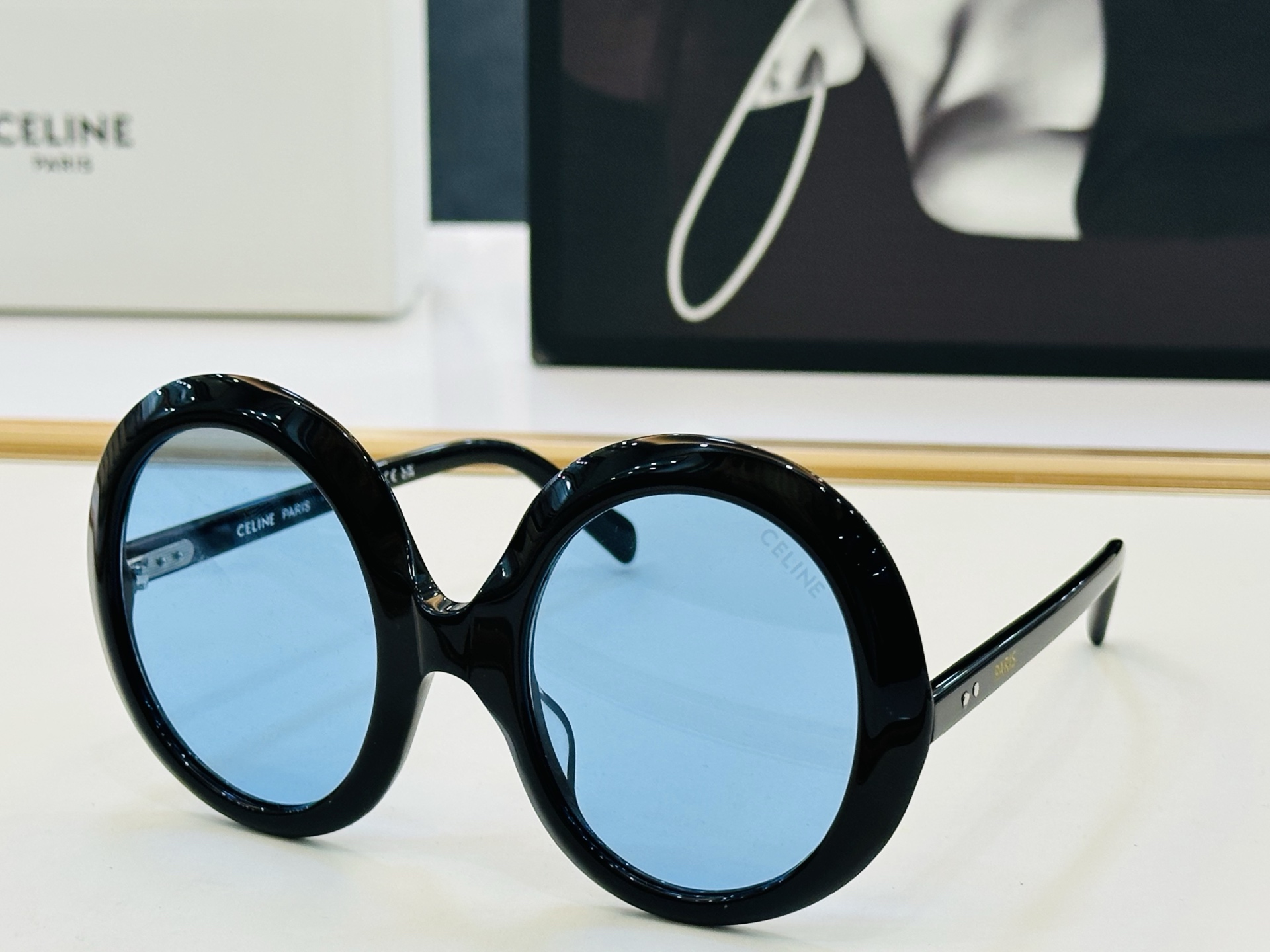 【CELINE】赛琳 CL40345 Size：51口24-140 一直热销的款式 欧美风 光泽度好 质感强  J工艺超