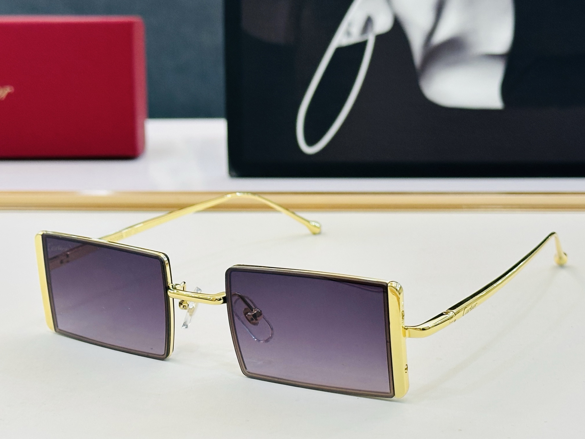 🆕 原版Cartie* 卡家 官网经典款 太阳镜 CT0728S Size：49口20-135   电镀工艺精湛大牌品 