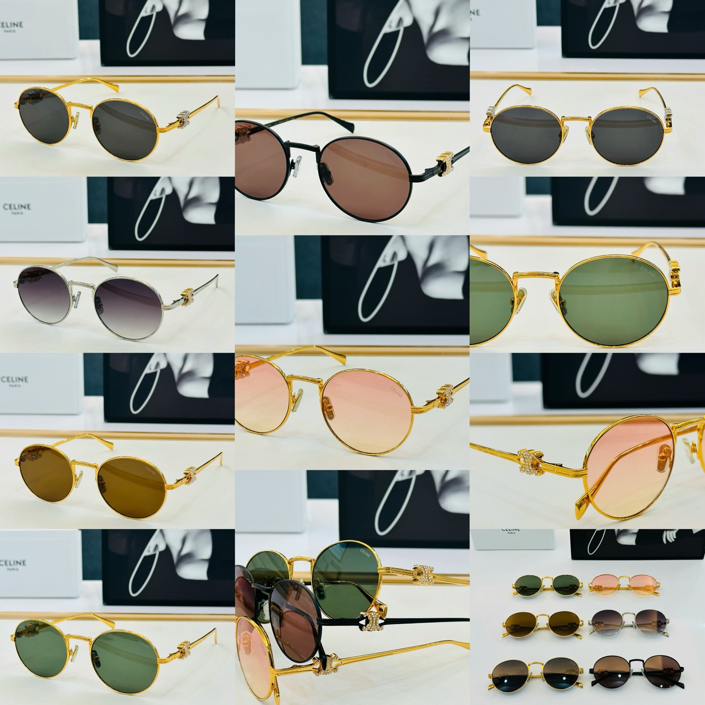 【CELINE】赛琳 CL2385U Size：55口21-145 一直热销的款式，欧美风 光泽度好  X工艺超赞 👍🏻
